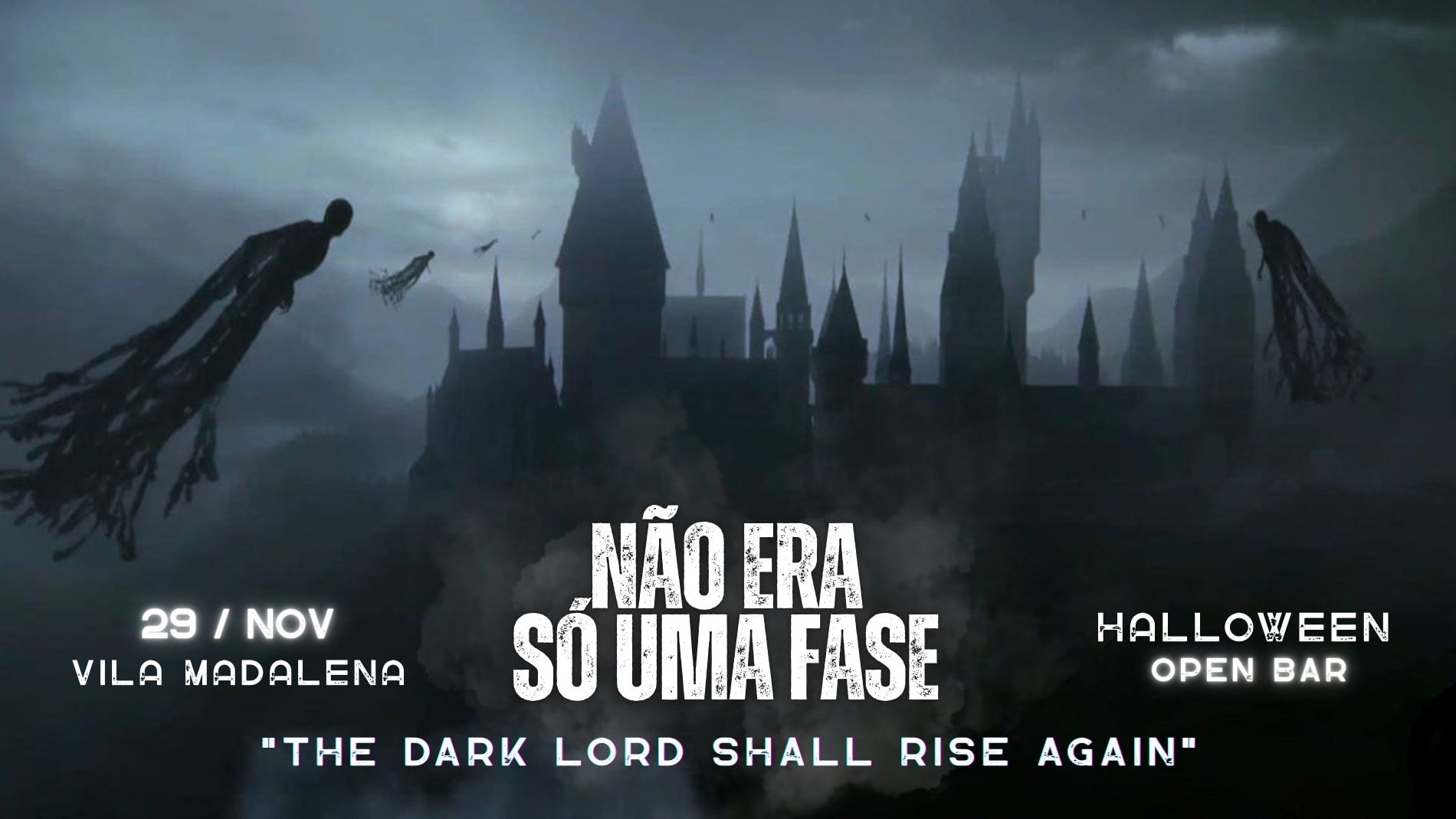 Não Era Só Uma Fase - Halloween Hp - Open Bar Cover