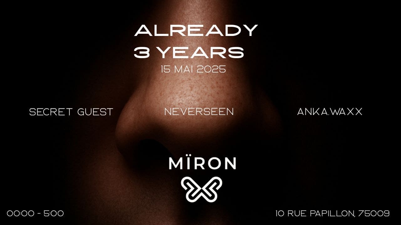 Mïron Party - Already 3 Years Cover