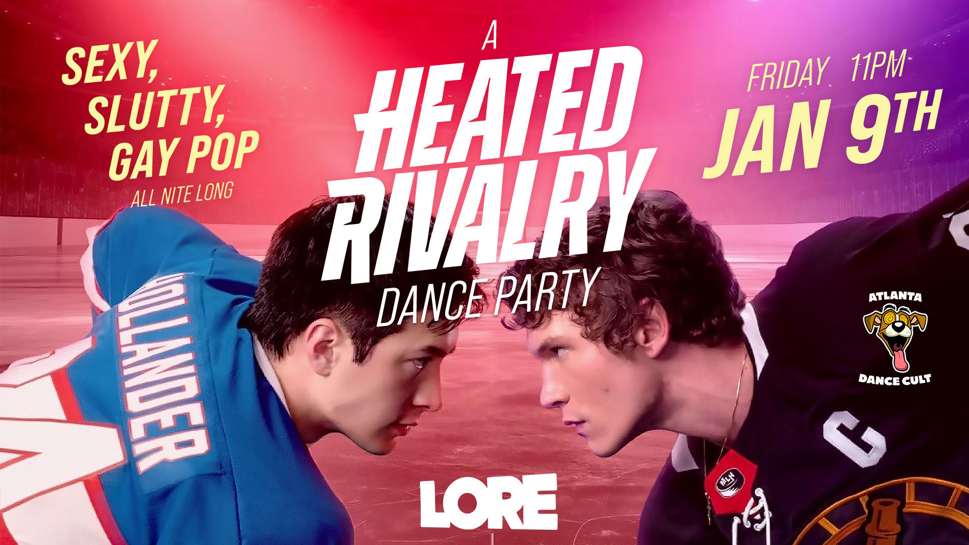 Heated Rivalry Gay Dance Pop Party! Cover
