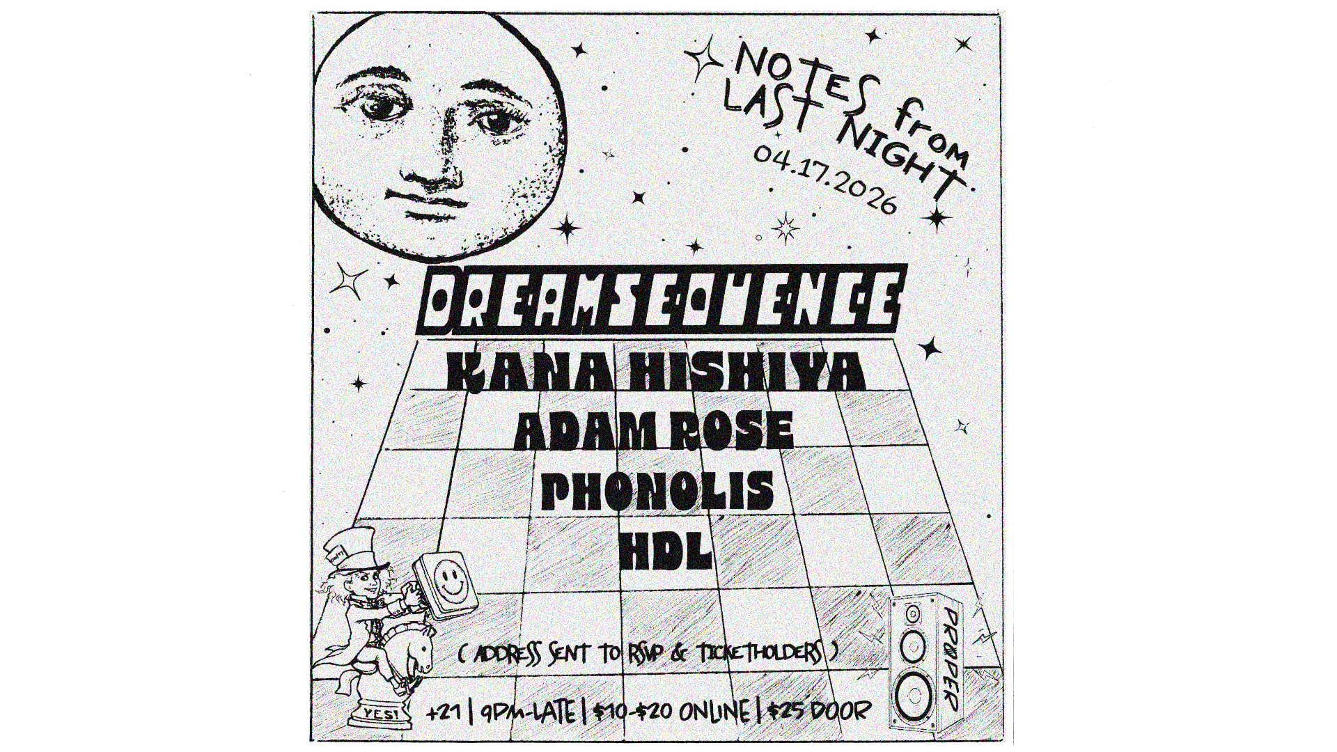 Dreamsequence - Kana Hishiya, Adam Rose, Phonolis, Hdl Cover