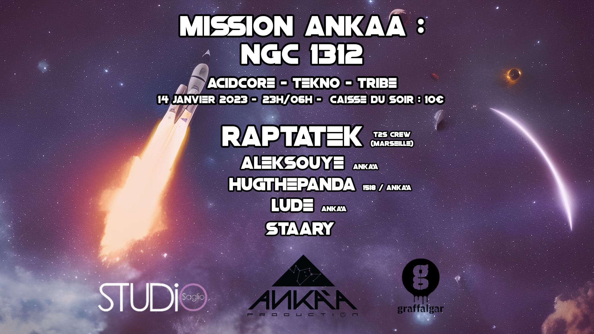Mission Anka'a : Ngc 1312 W/ Raptatek Cover