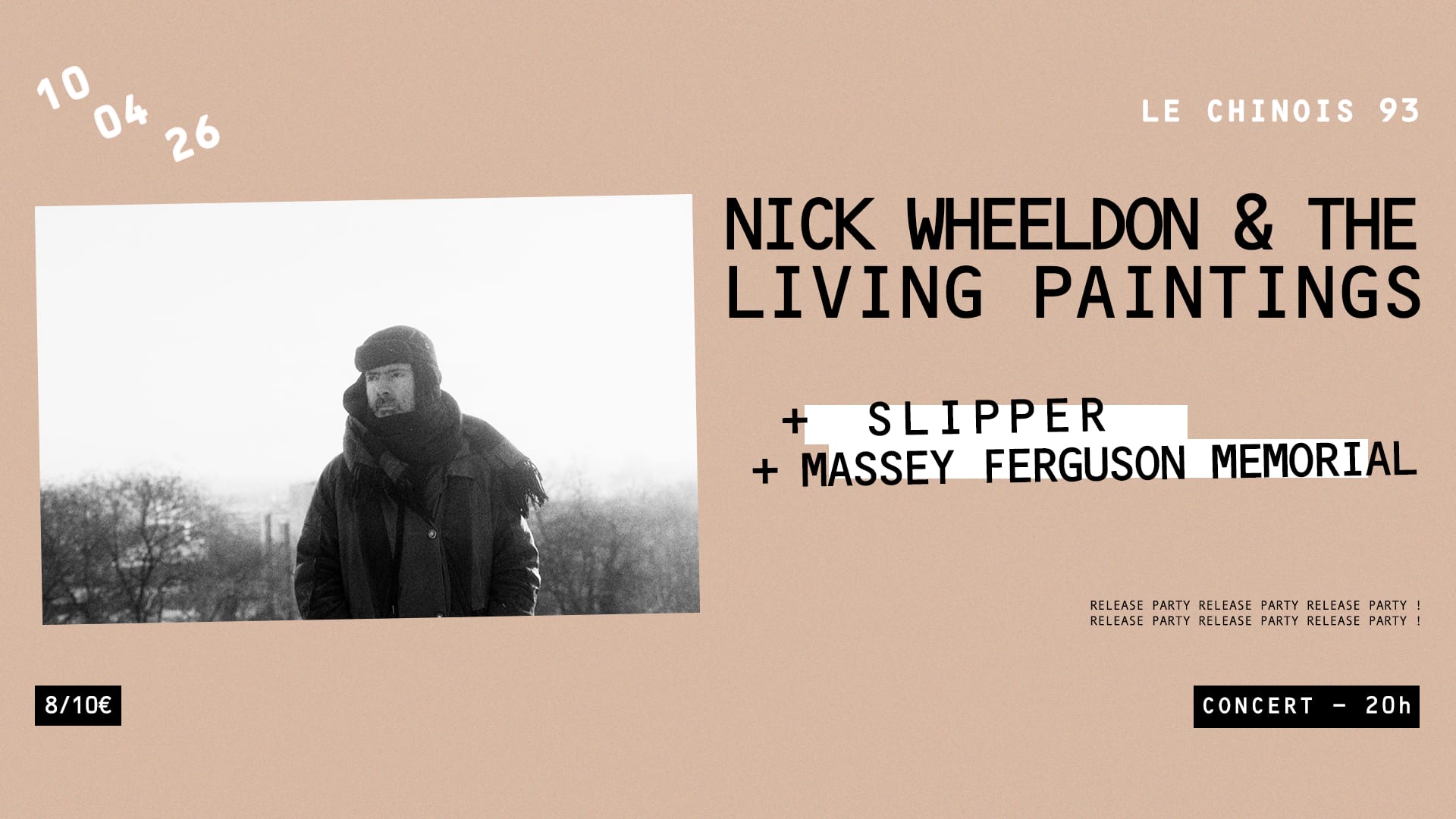 Nick Wheeldon & Tlp + Slipper + Massey Ferguson Memorial Cover