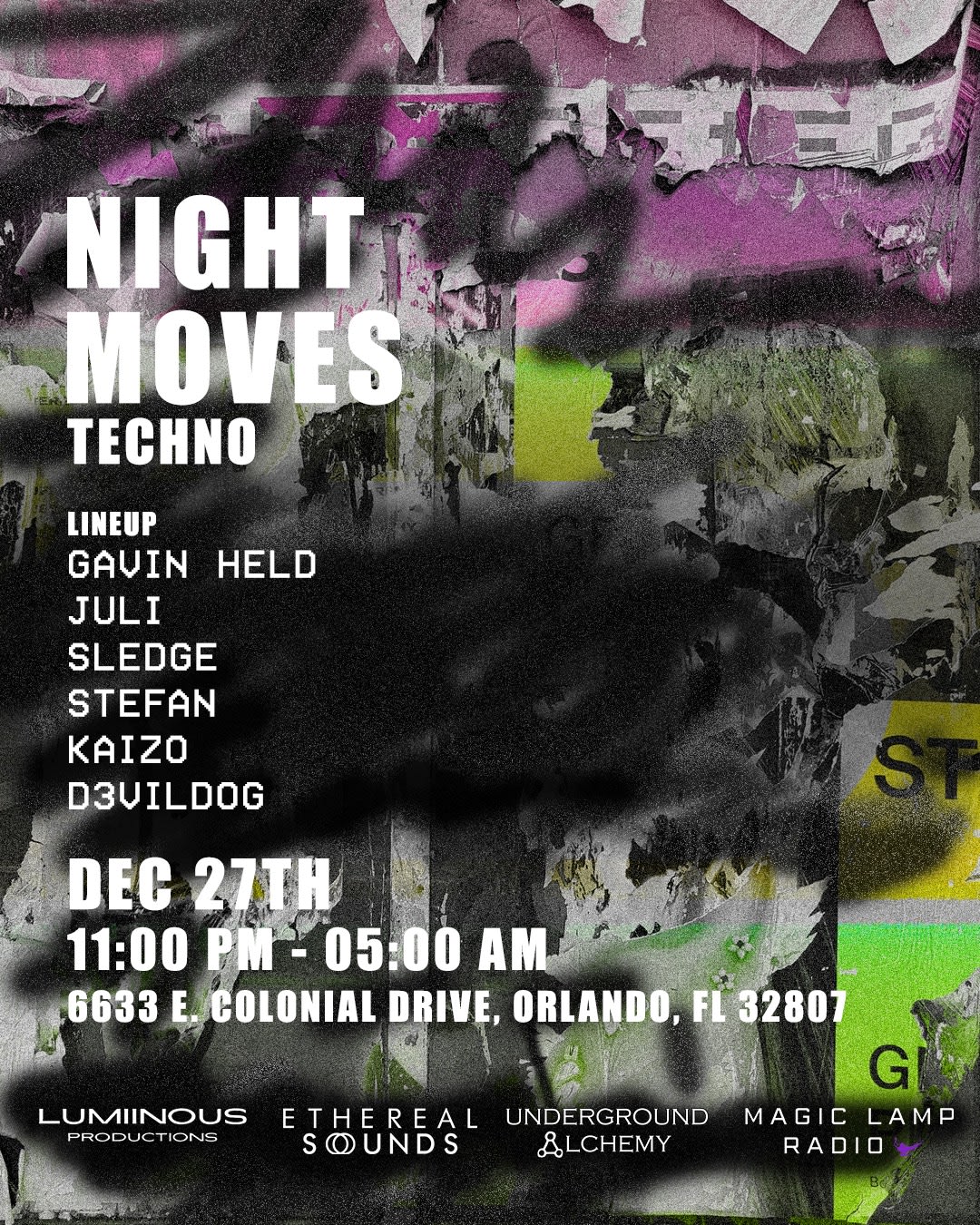 Night Moves - Techno Cover