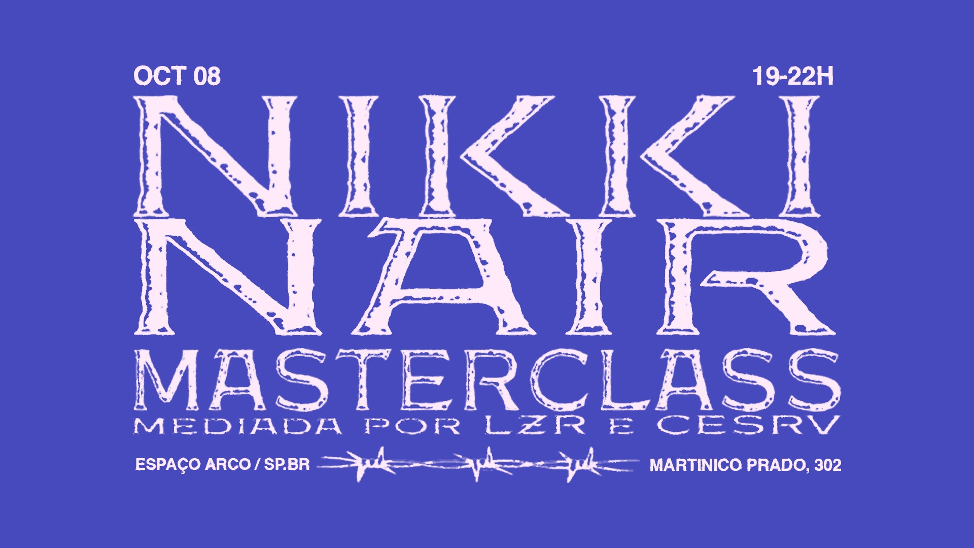 Tijolo Apresenta Masterclass Com Nikki Nair Cover