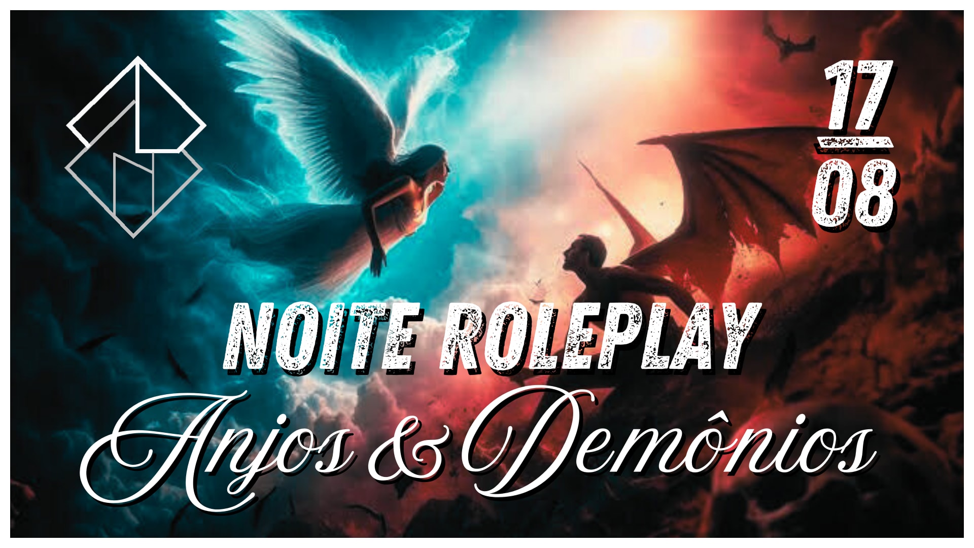17/08 - Noite Roleplay: Anjos & Demônios Cover