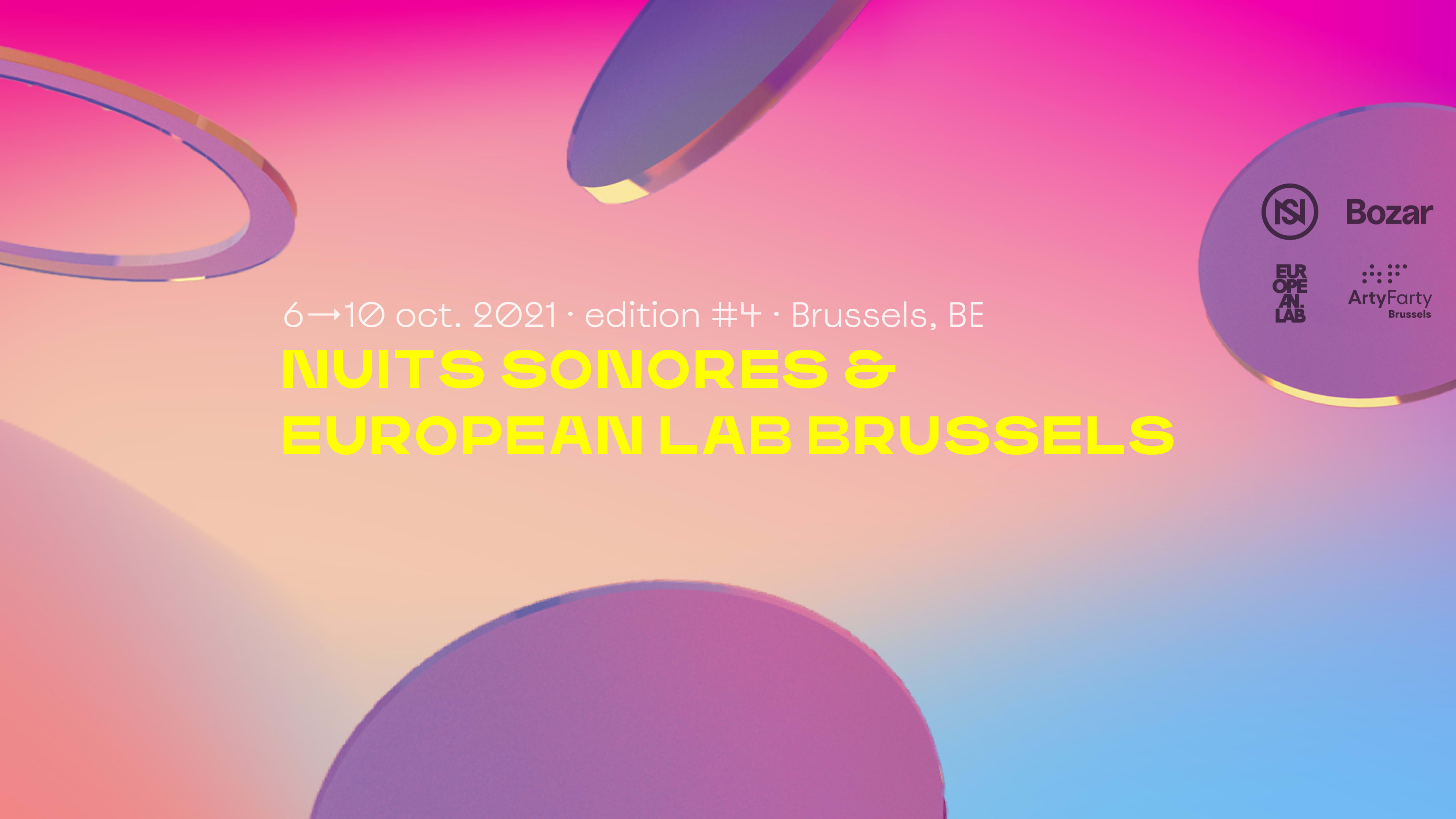 Nuits Sonores & European Lab Brussels 2021 Cover