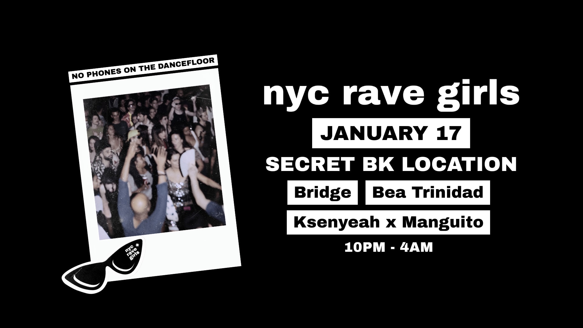 Nyc Rave Girls: Bridge, Bea Trinidad, Ksenyeah B2b Manguito Cover