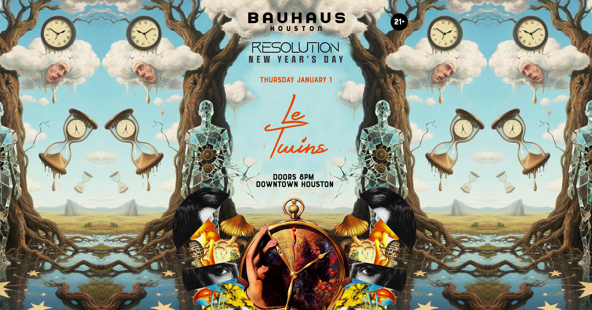 Resolution: New Year's Day W/ Le Twins | (Doors 8pm) Cover