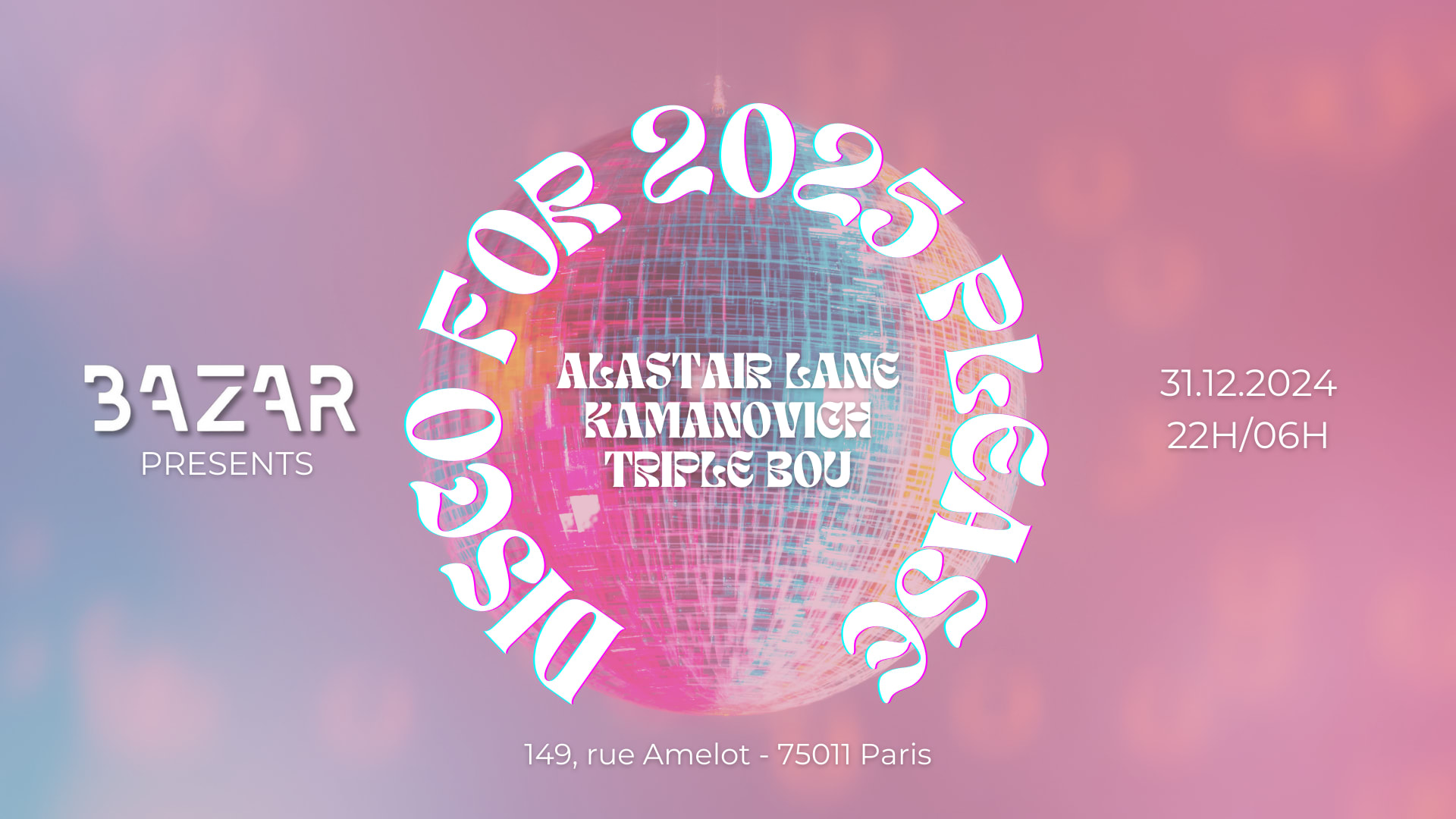 Disco For 2025 Please Cover