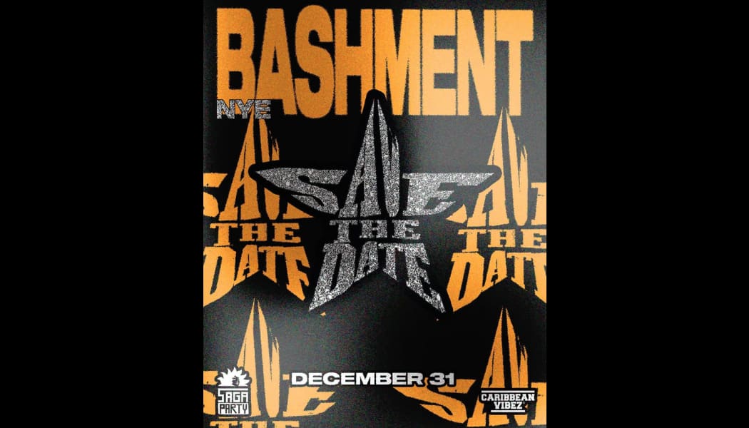 Bashment Invite Caribbean Vibez & Saga Party - Nye Special Cover