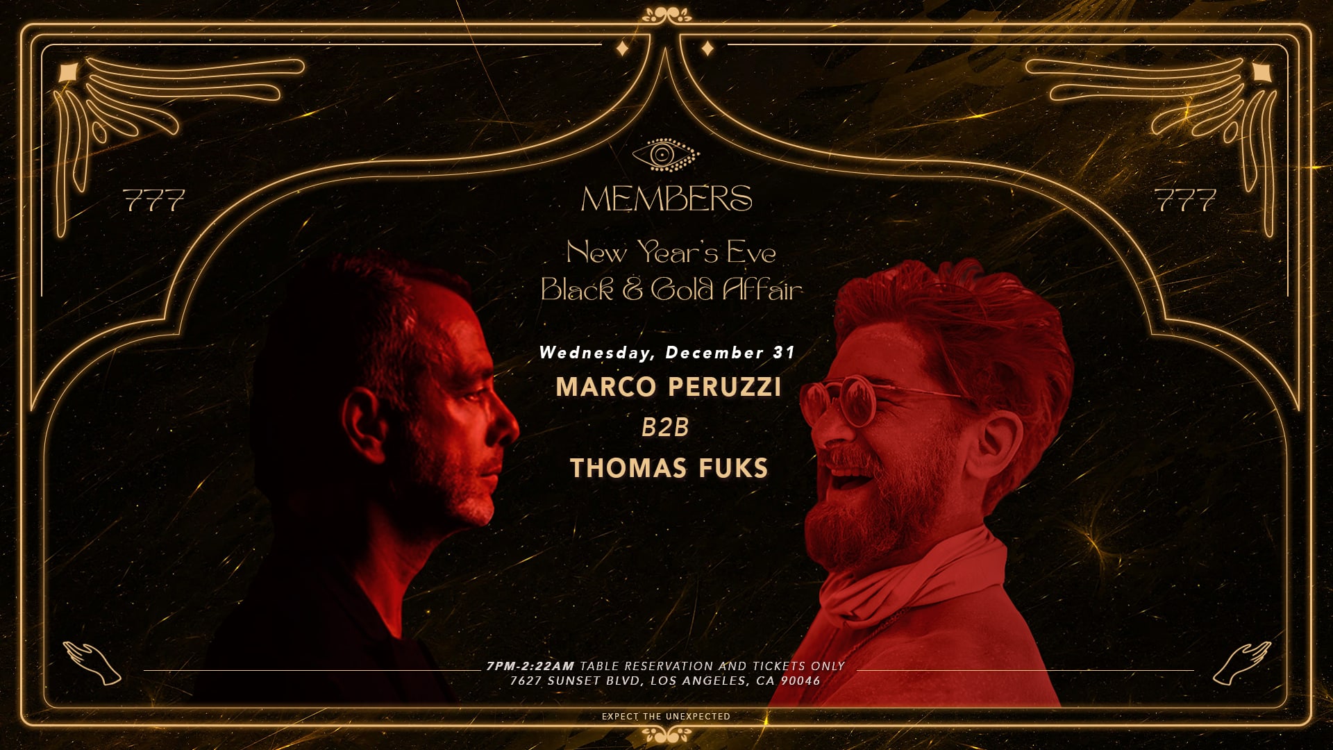 Nye — The Black & Gold Affair Ft. Marco B2b Thomas Cover