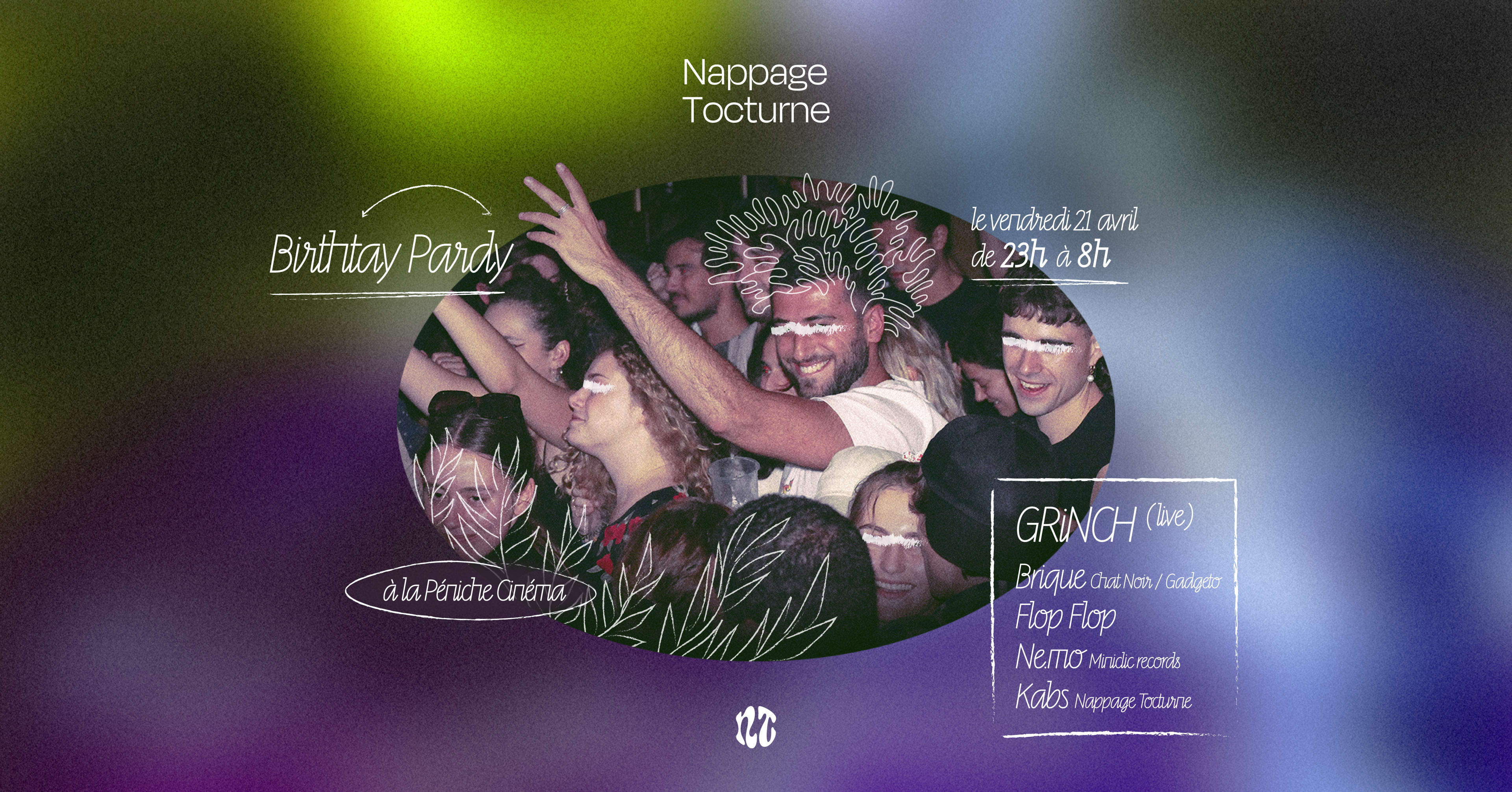 Nappage Tocturne, Birthtay Pardy Cover