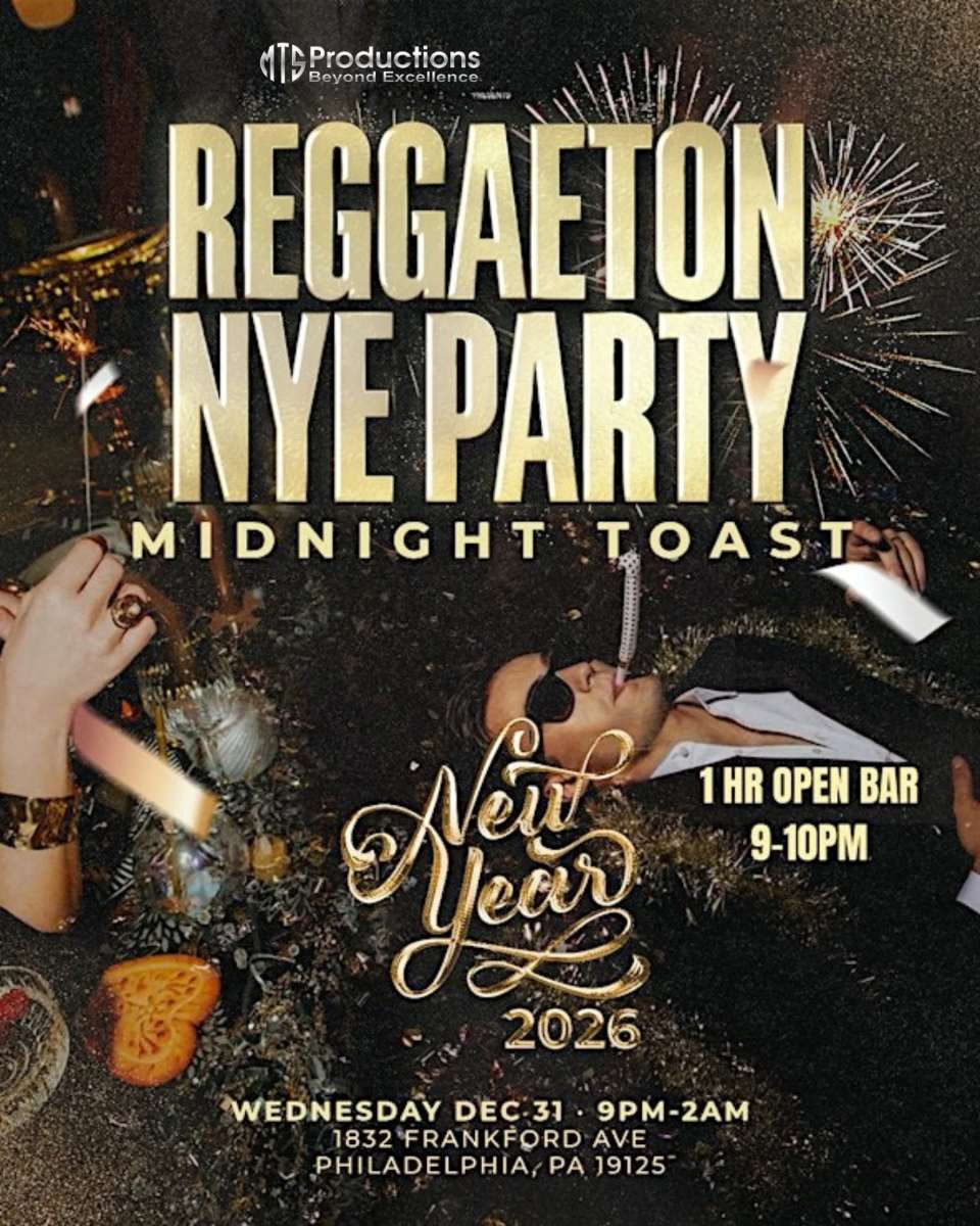 Reggaeton New Year’S Eve Party Philadelphia 2026 Cover