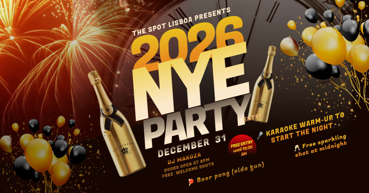 New Year’S Eve 2025 At The Spot Lisboa Cover