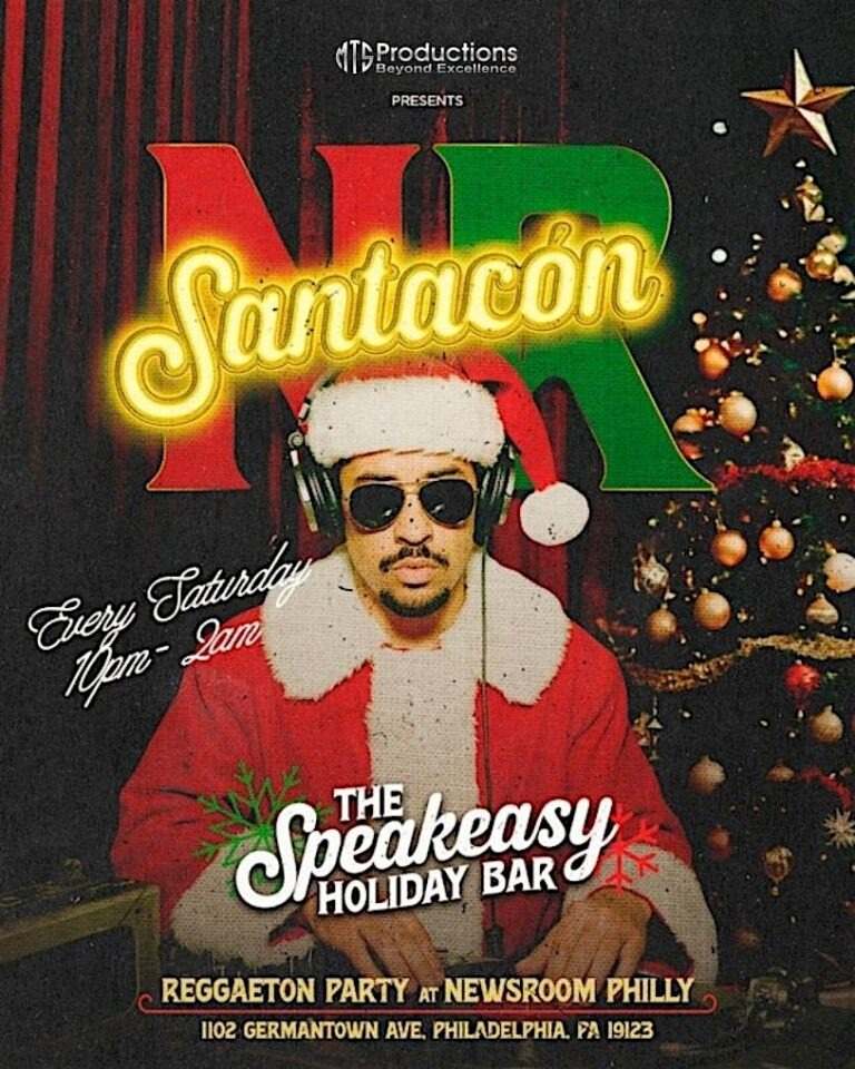 Newsroom Philly Santacon Reggaeton Party - Dec 6th Cover