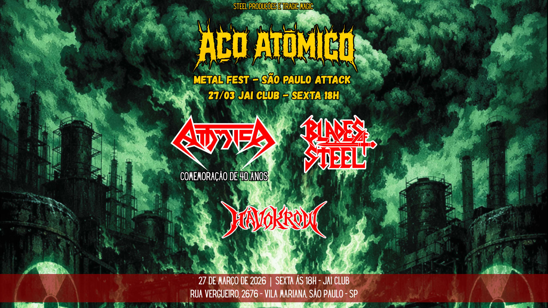 Aço Atômico Metal Fest Cover