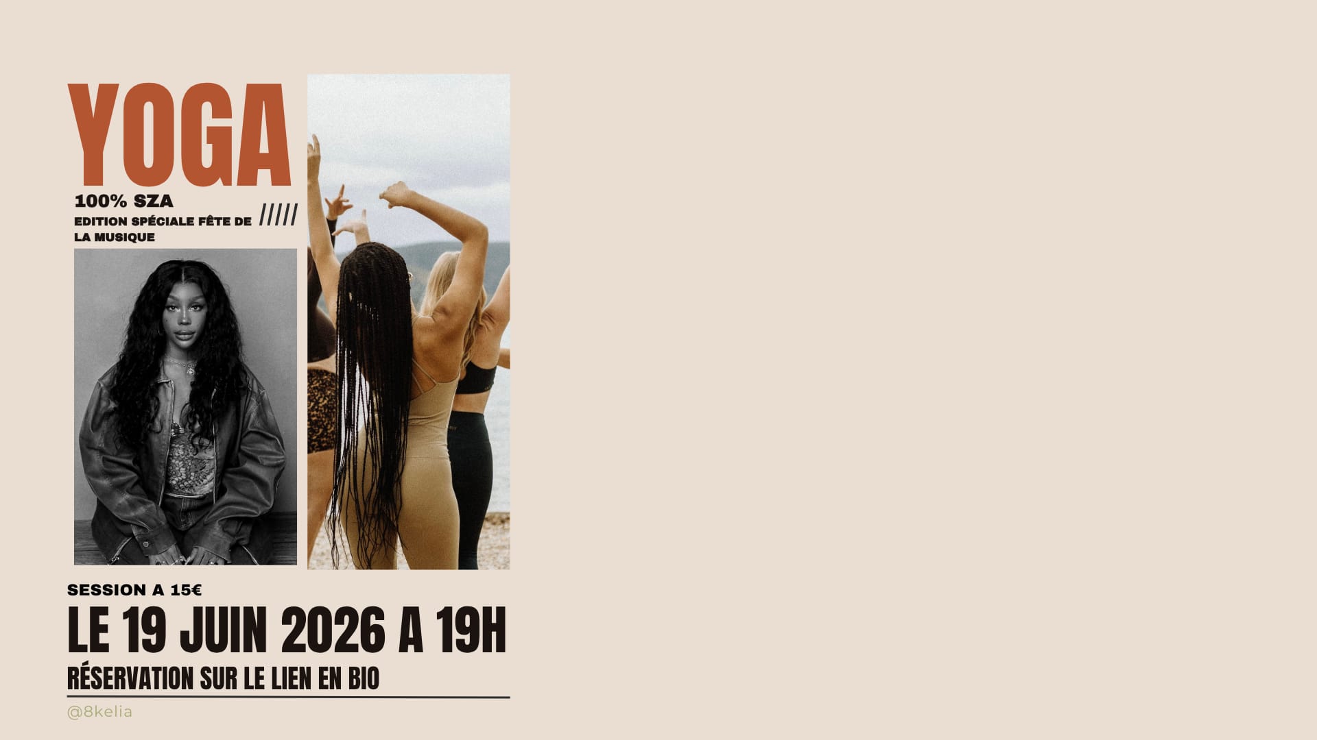 Session Yoga 100% Sza Édition Spéciale Fête De La Musique Cover