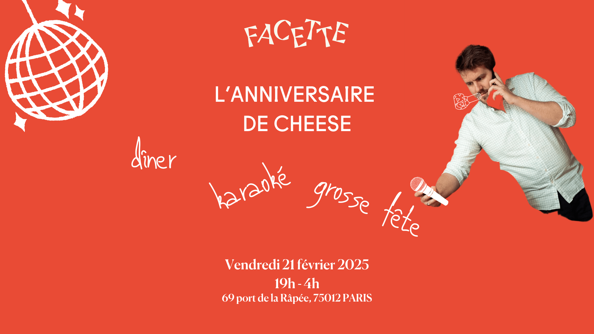 Facette - Dîner, Karaoké Et Grosse Fête ! Cover