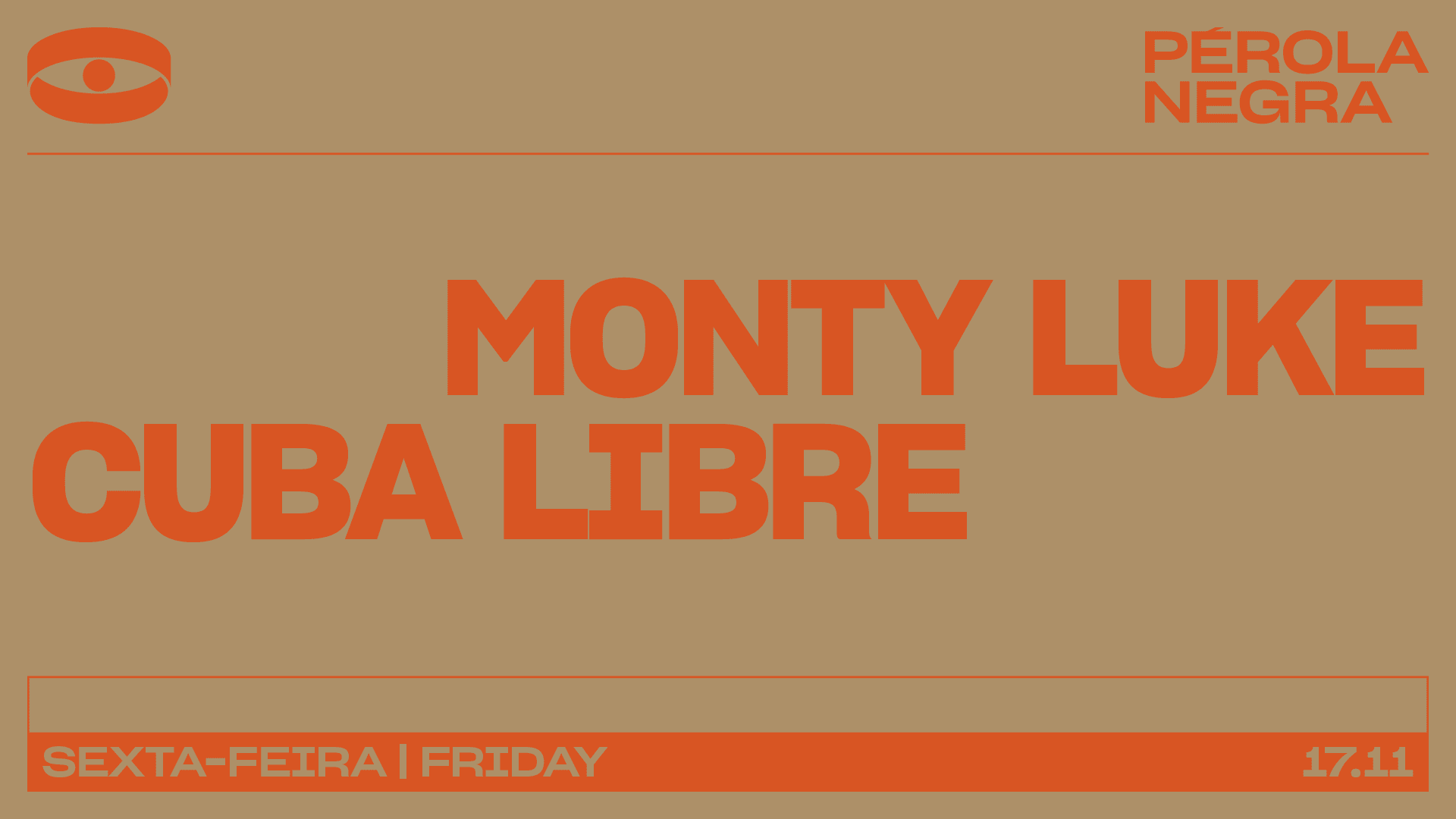 Monty Luke - Pérola Negra Club Cover