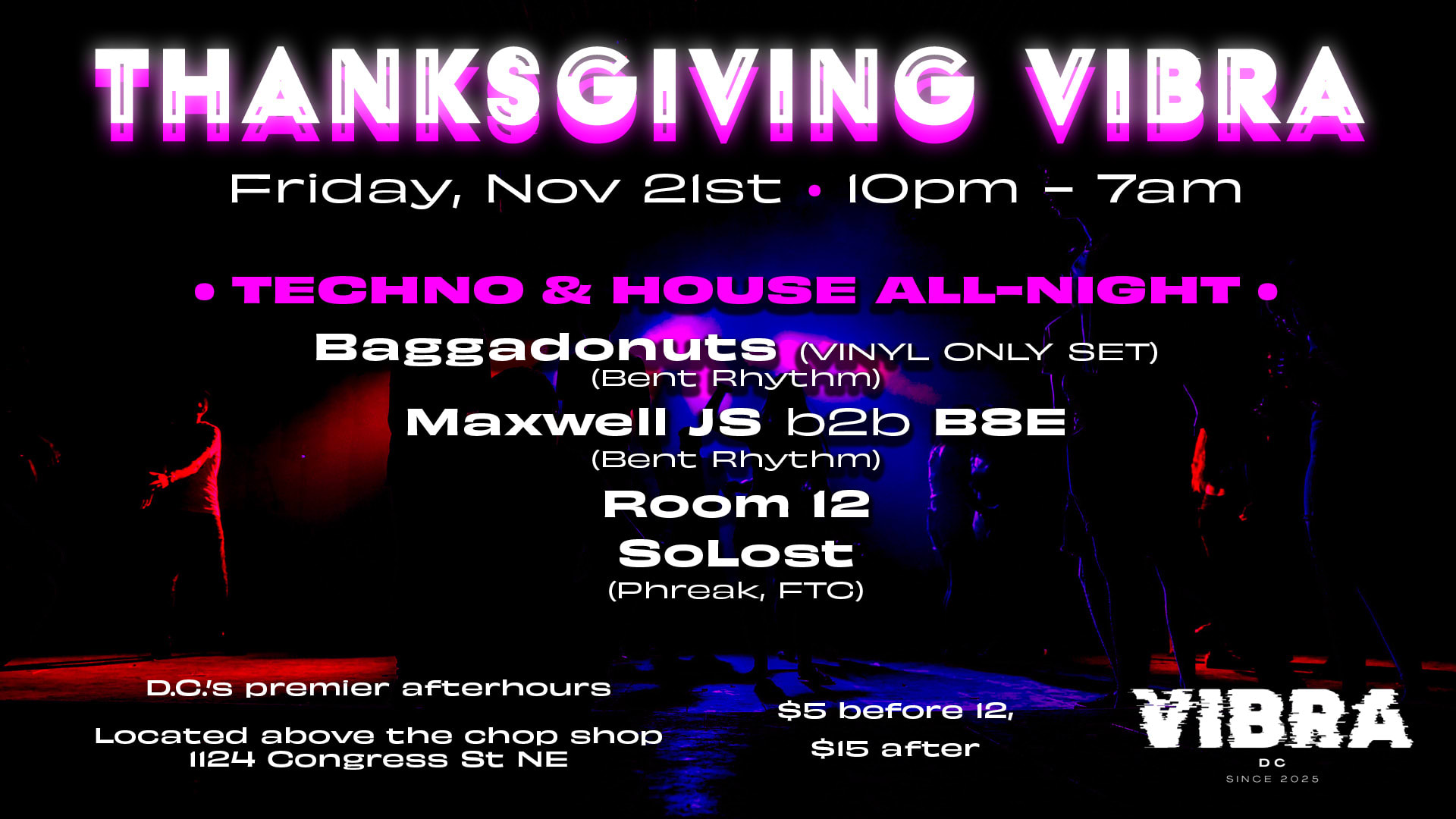 Thanksgiving Vibra | Techno & House All Night (After-Hours) Cover