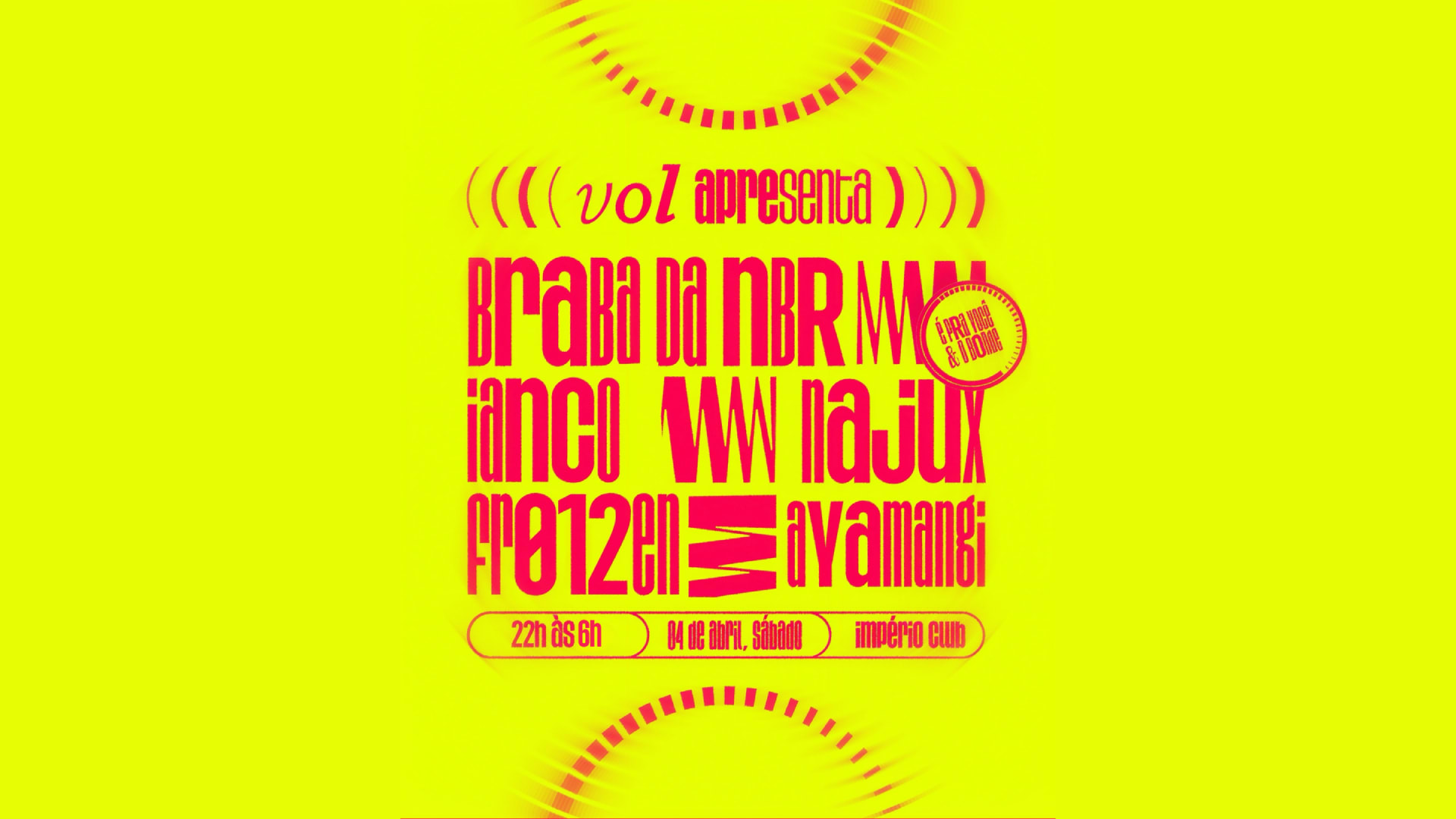 Vol Apresenta Braba Da Nbr, Ianco, Fr012en, Najux E Ayamangi Cover