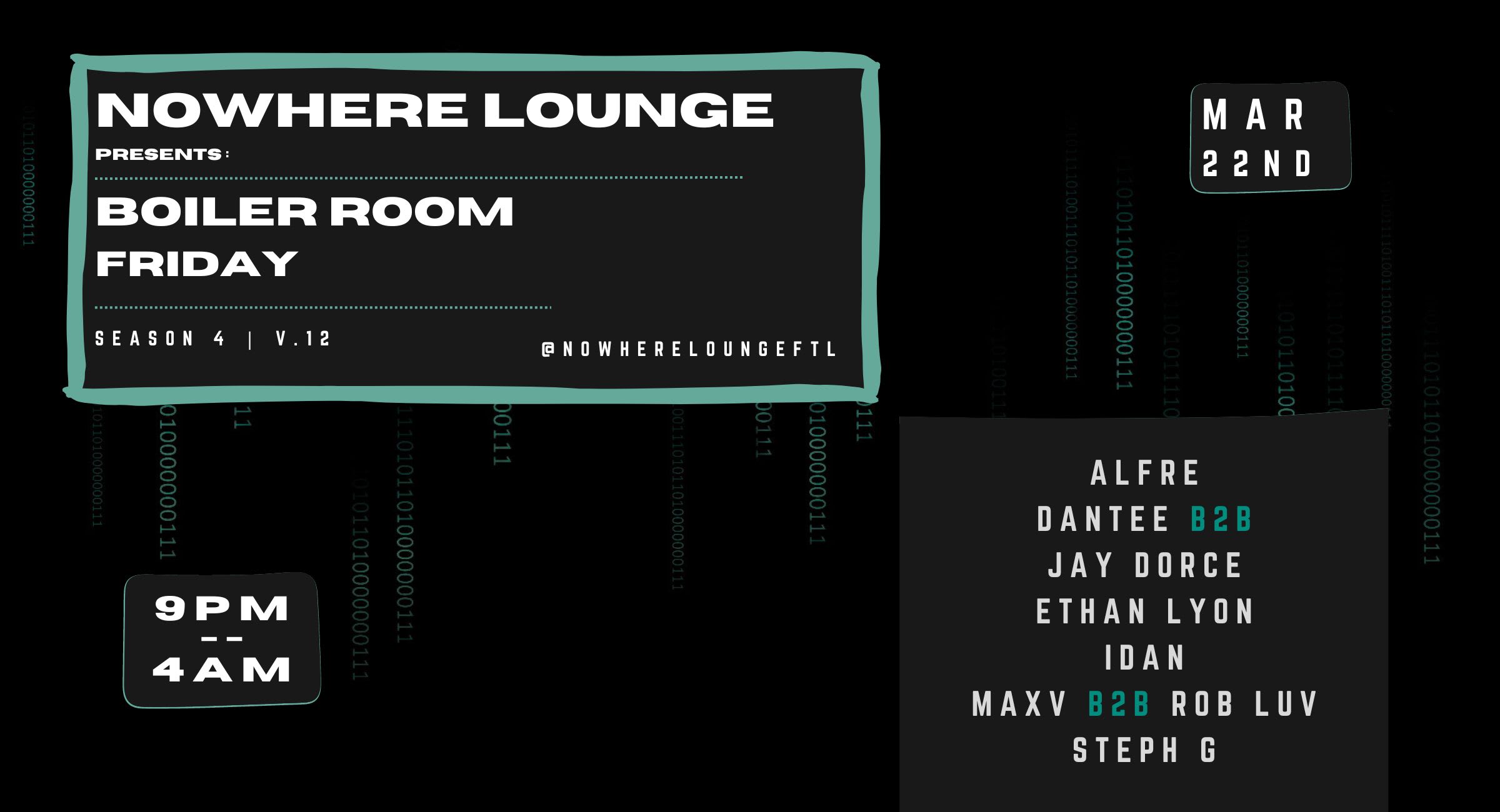 Boiler Room Friday | S4v12 (Special Event) Cover