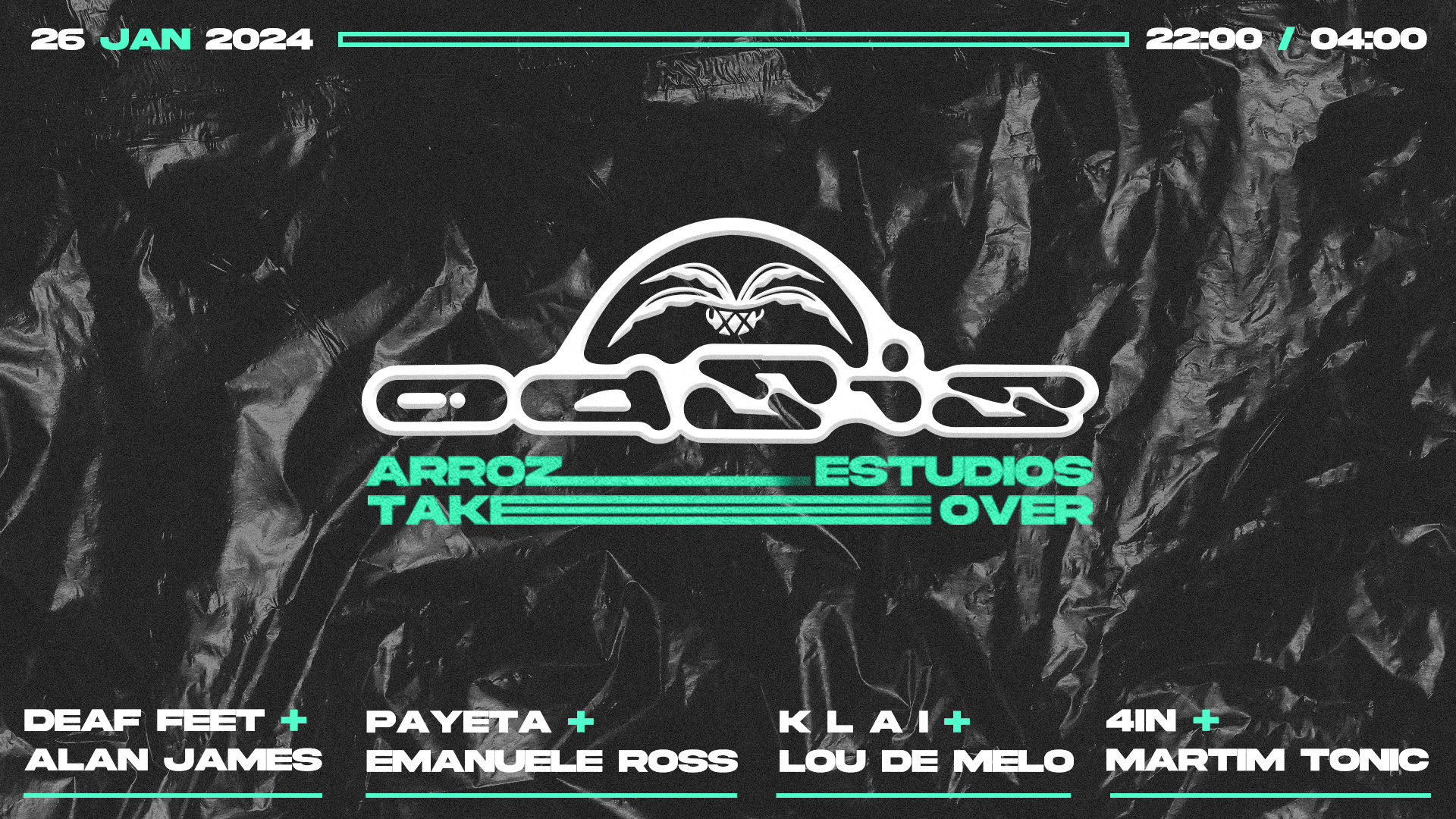 Oasis Records Arroz Estúdios Takeover Cover
