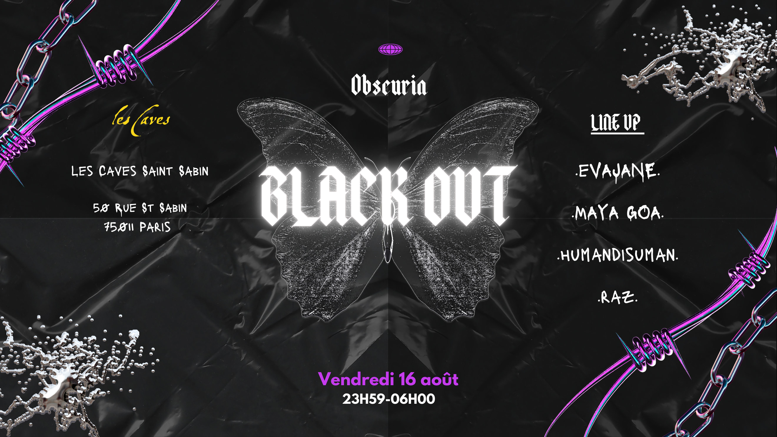 Obscuria Présente : Black Out Cover