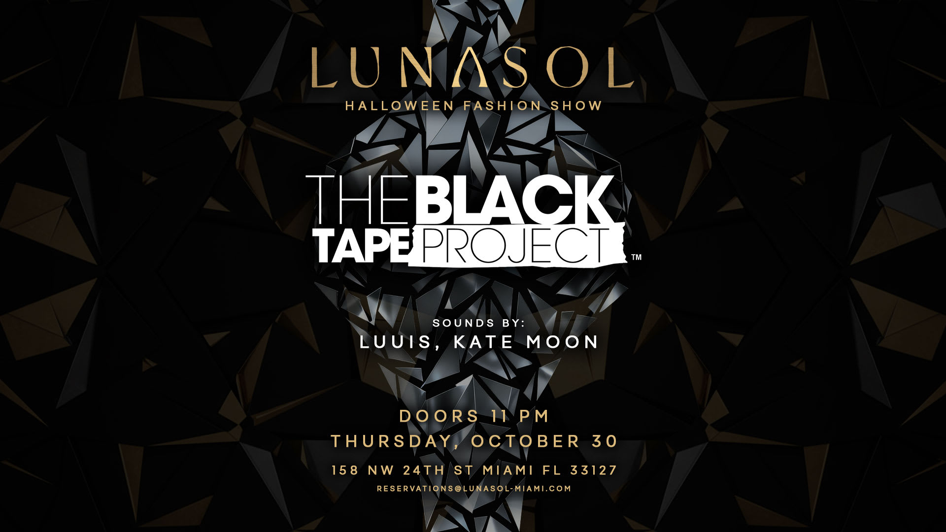 Lunasol X Black Tape Project Cover