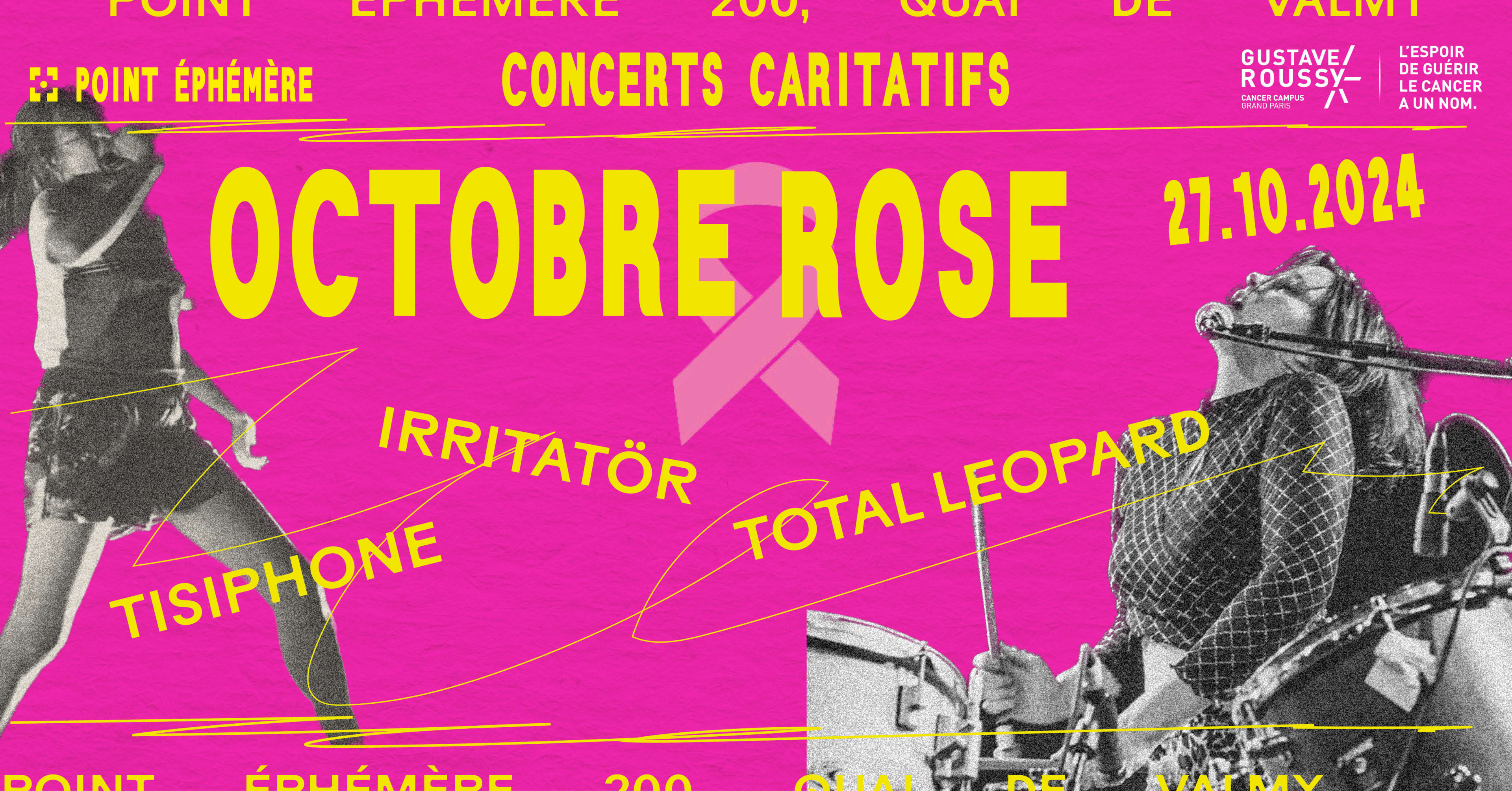 Octobre Rose Concerts Caritatifs Cover