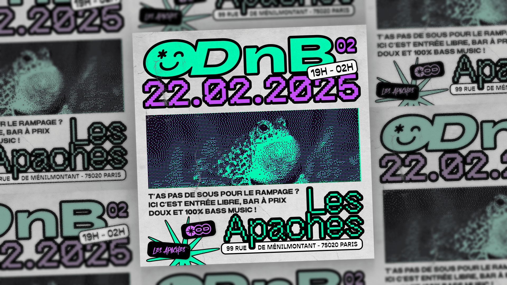 Odnb #02 @ Les Apaches / Gratuit Cover