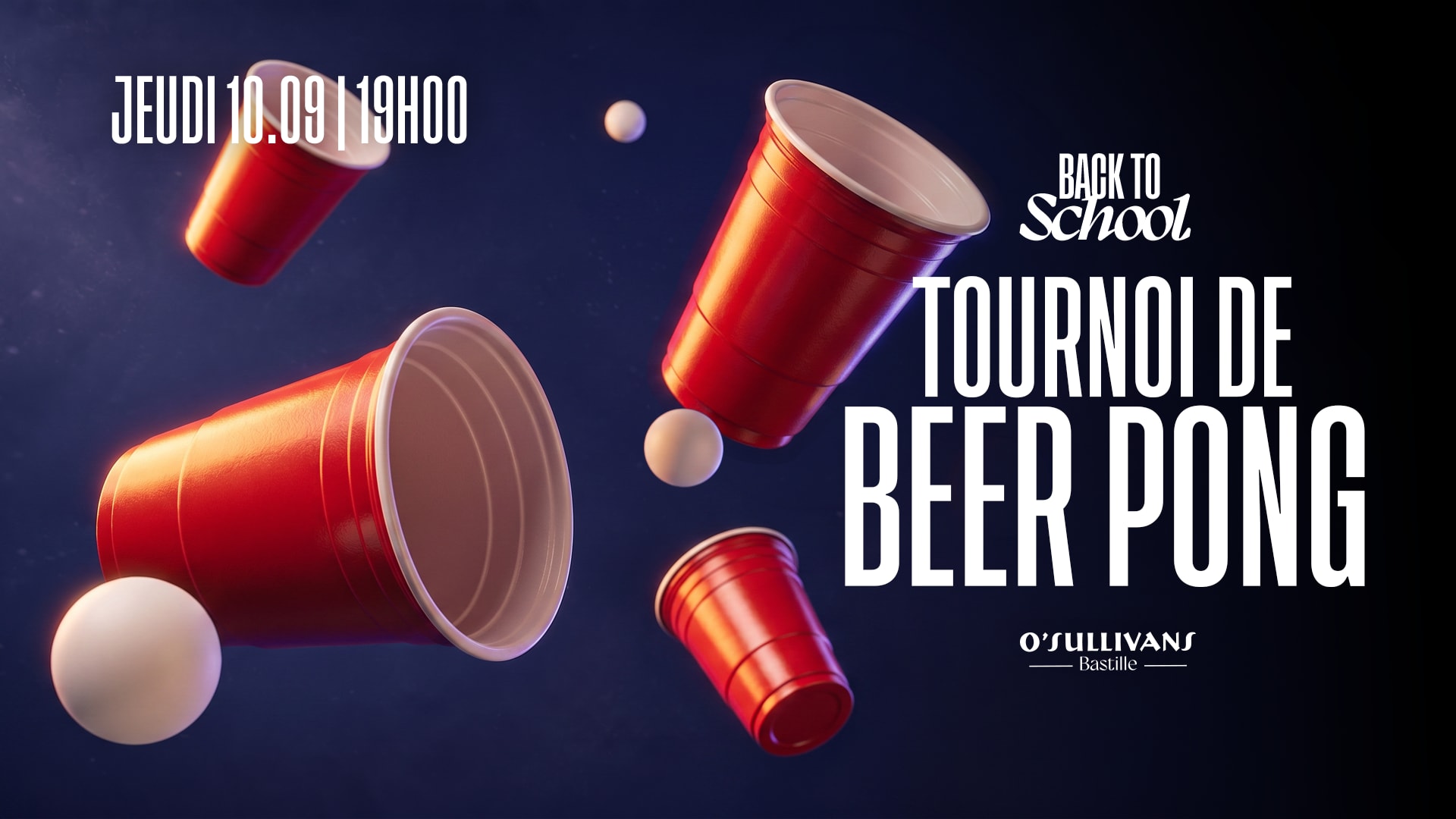 [Gratuit] Tournoi De Beer Pong - Back To School 2026 Cover