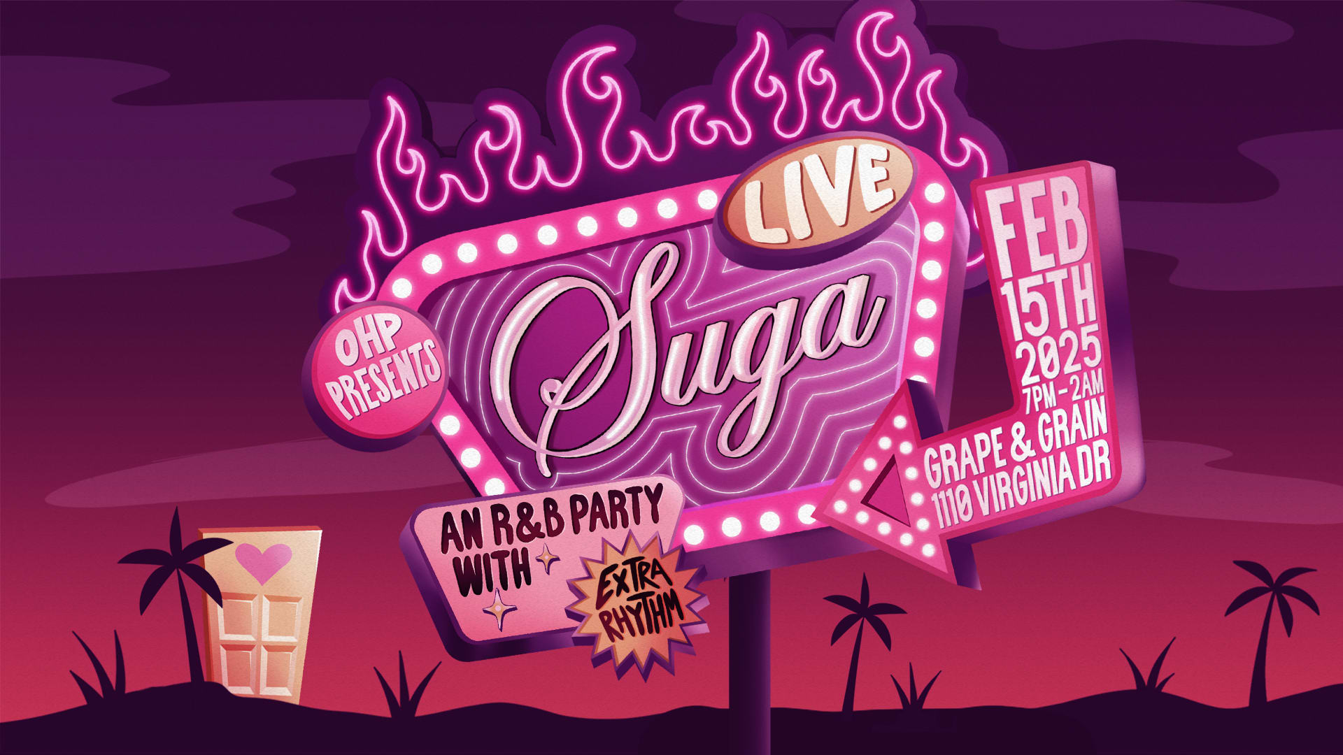 Ohp Presents: Suga Live! An R&B Party With Extra Rhytm! Cover