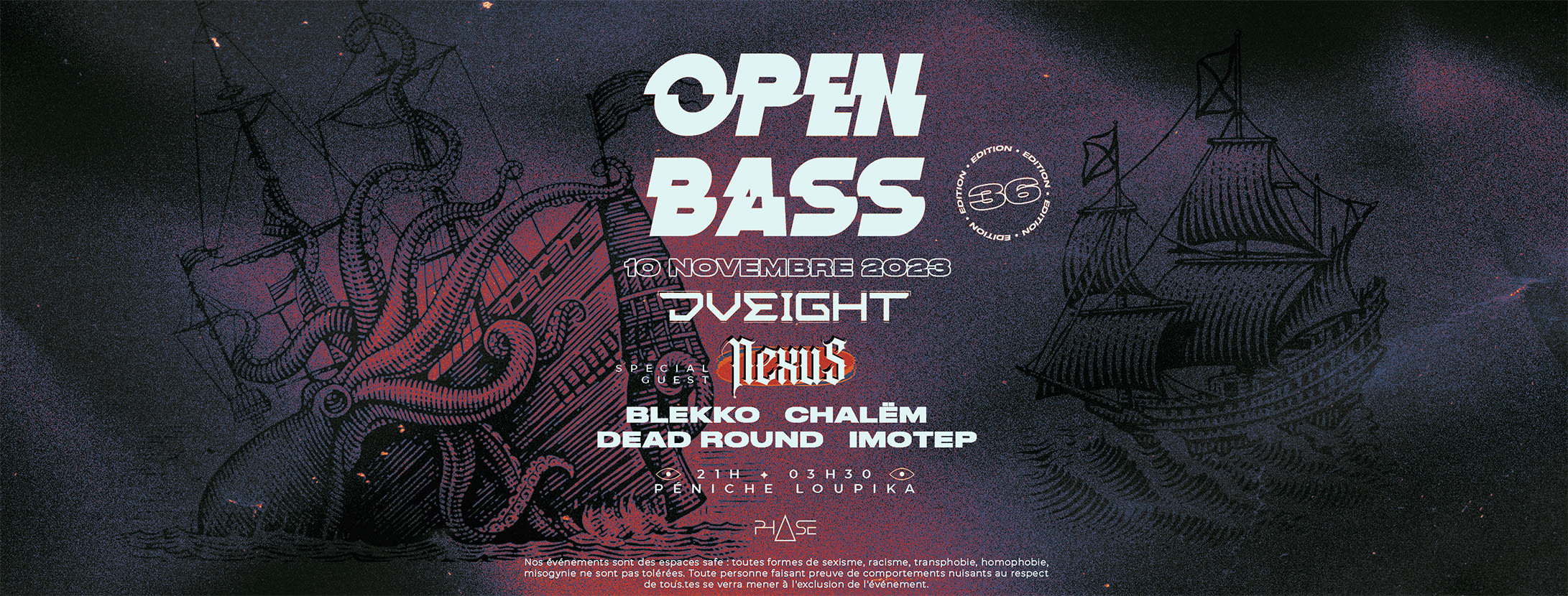 Open Bass #36 W/ Dveight, Nexu5 & More Cover