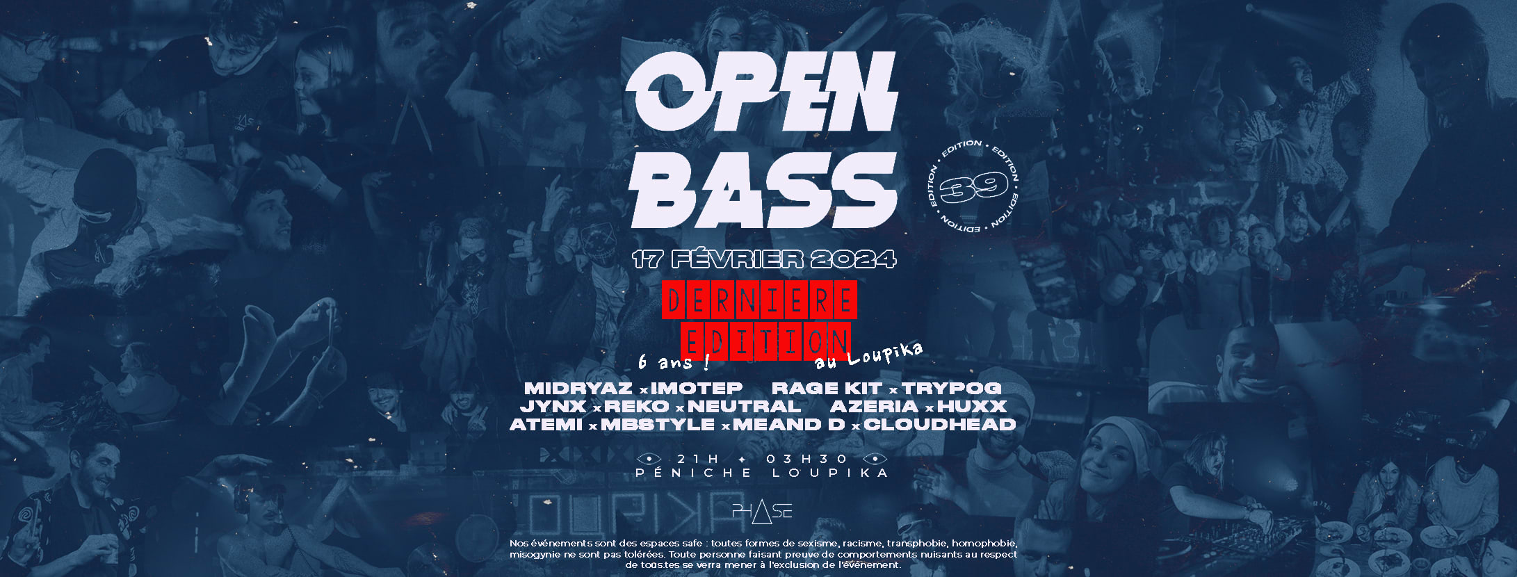 Open Bass #39 [6 Years Of Phase] Cover