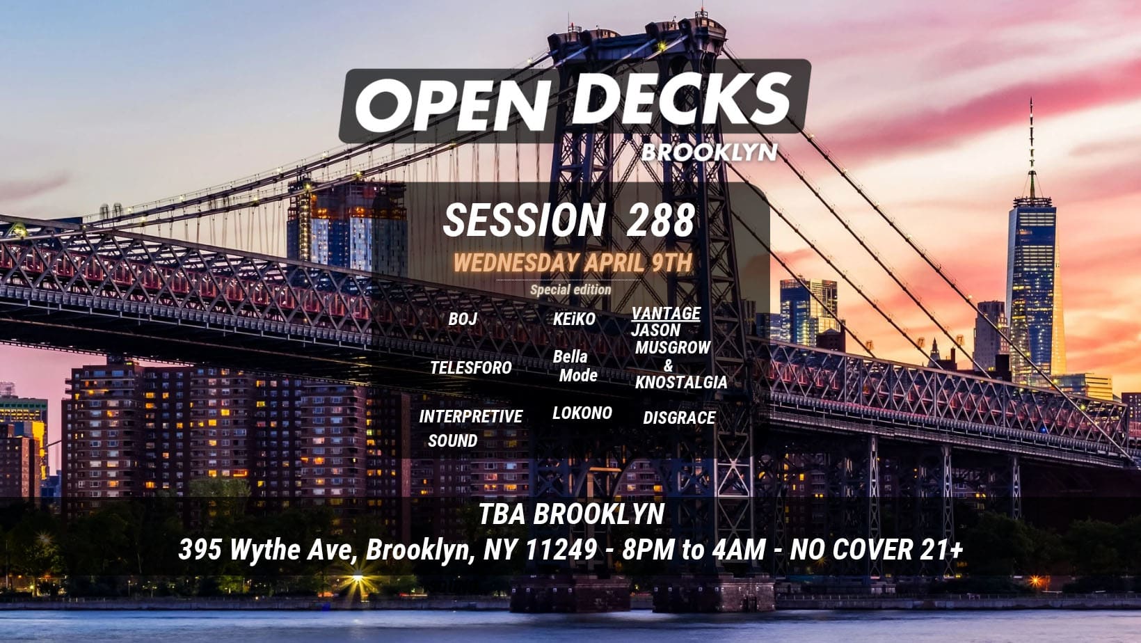 Open Decks Brooklyn Cover