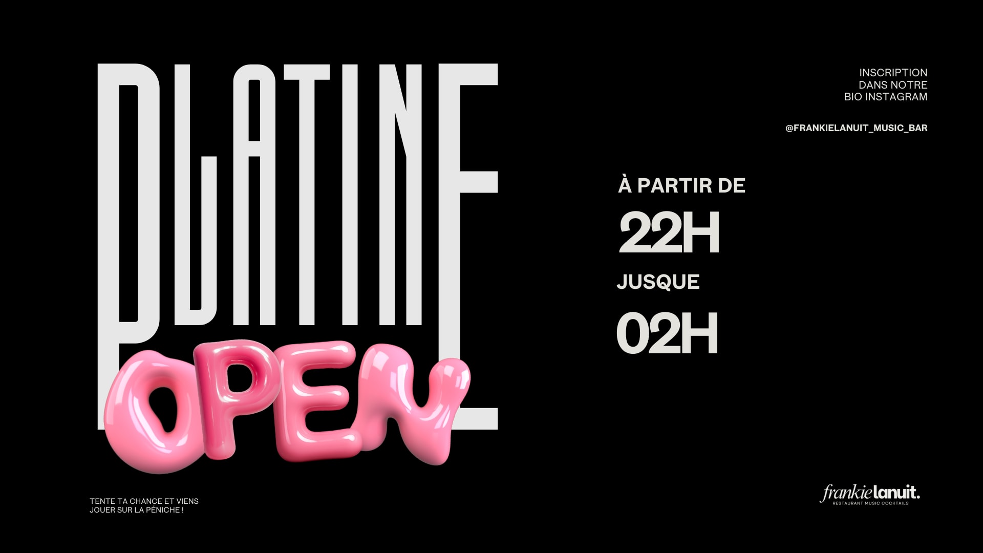 L'open Platine - Club Flottant Cover