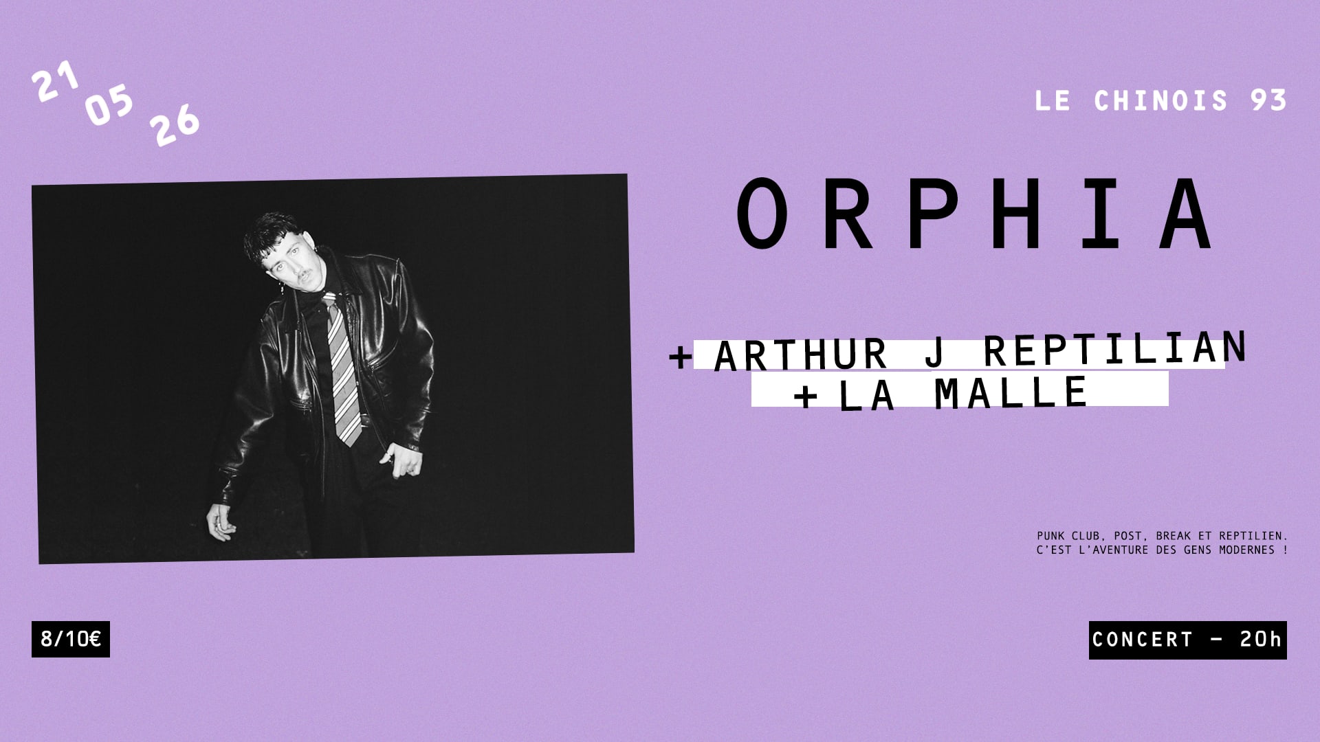 Orphia (Sw) + Arthur J Reptilian + La Malle Cover