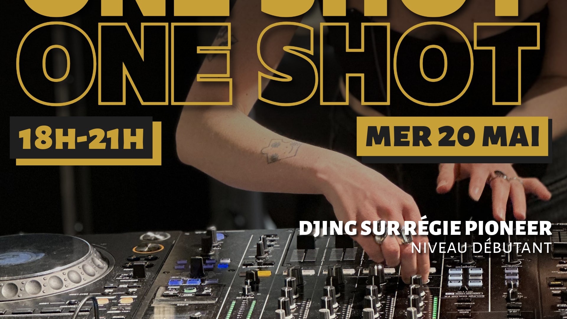 One-Shot : Bases Du Djing Sur Regie Pioneer Cover