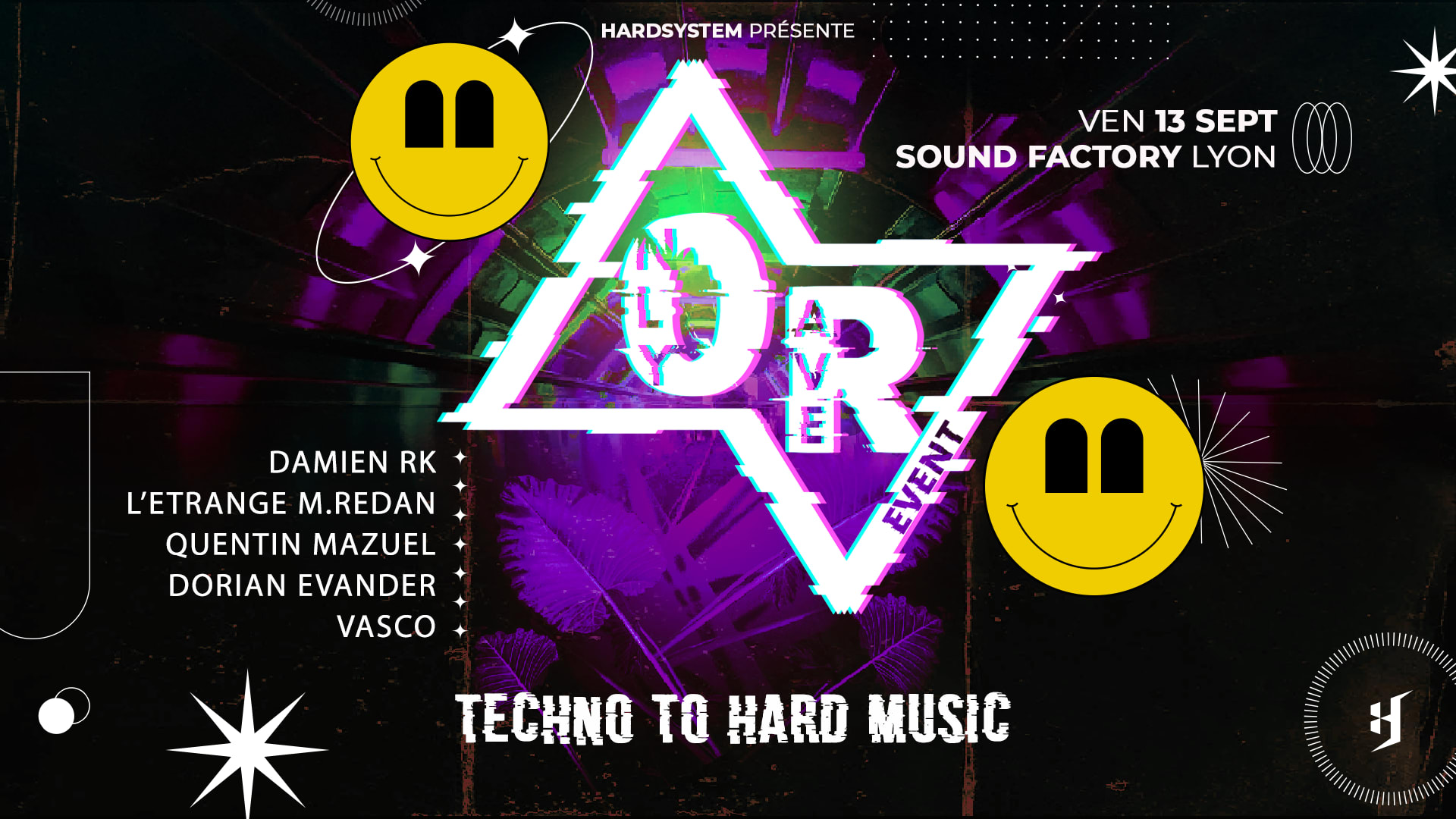 Only Rave In Lyon : Damien Rk, L'etrange M. Redan & More Cover