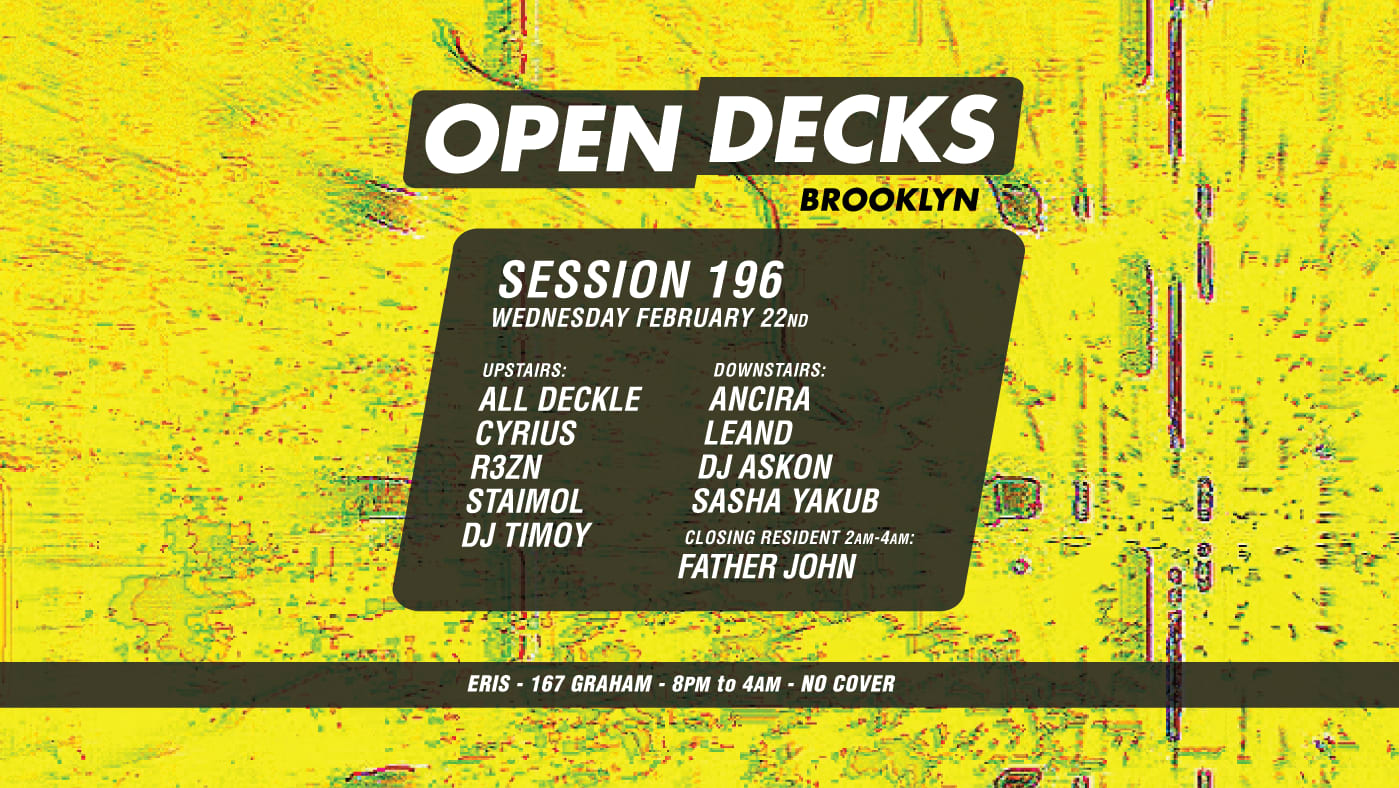 Open Decks Session 196 Cover