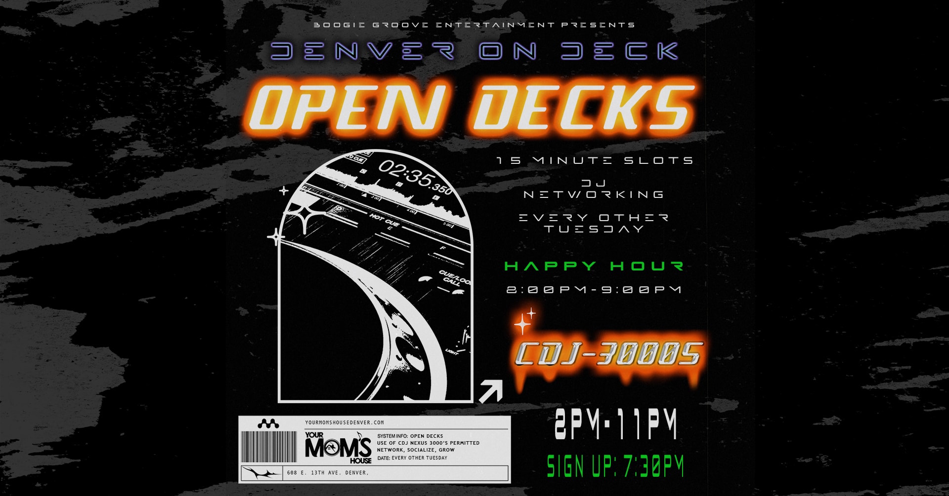 Denver On Deck: Open Decks 11/12 Cover