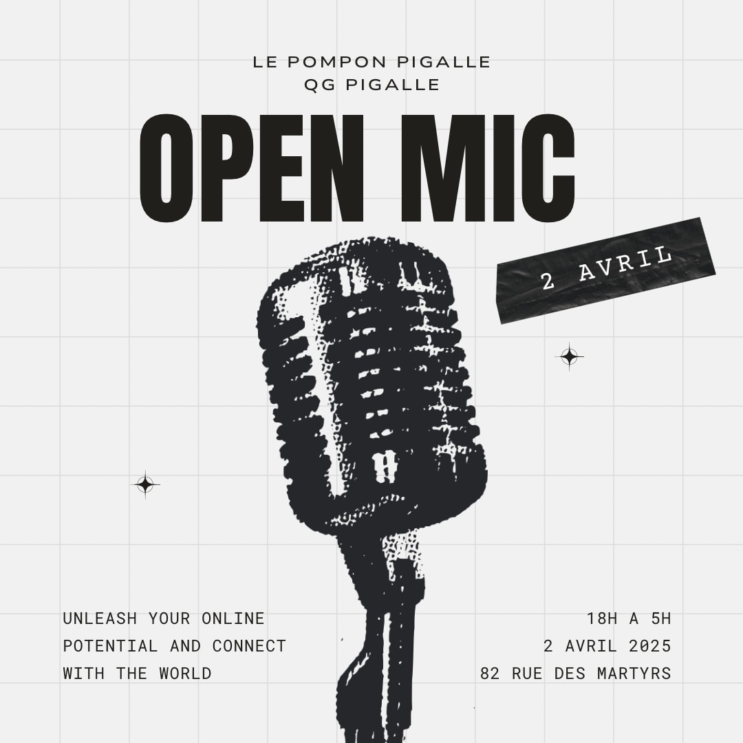 Qg Pigalle|Open Mic Cover