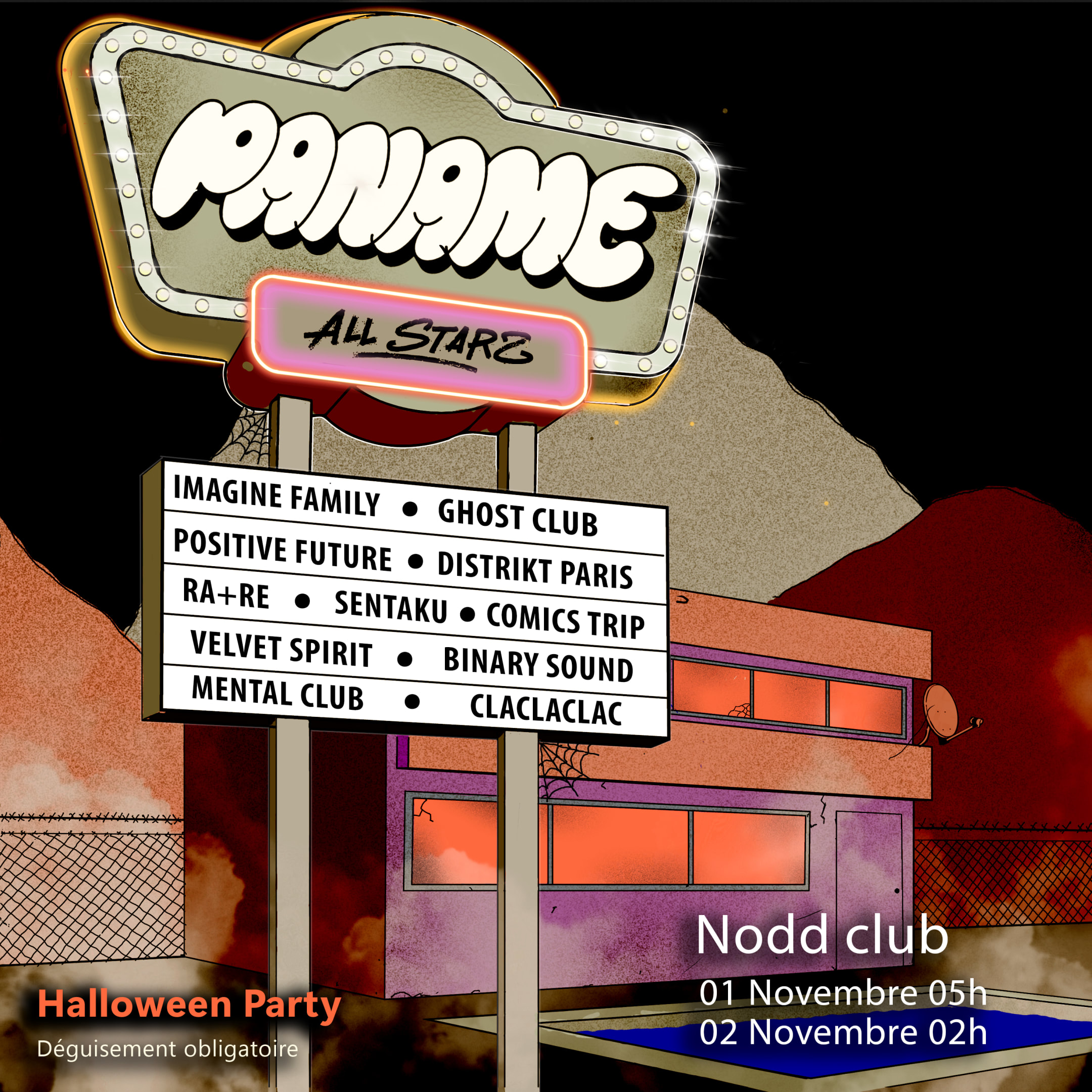 Paname All Star III Nodd Club 21h Party Cover