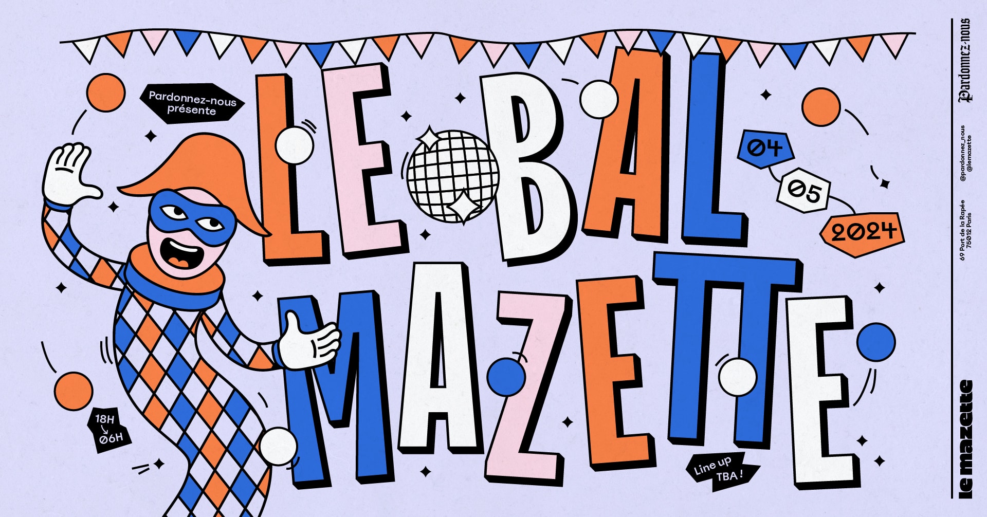 Pardonnez-Nous Présente : Le Bal Mazette ! Cover
