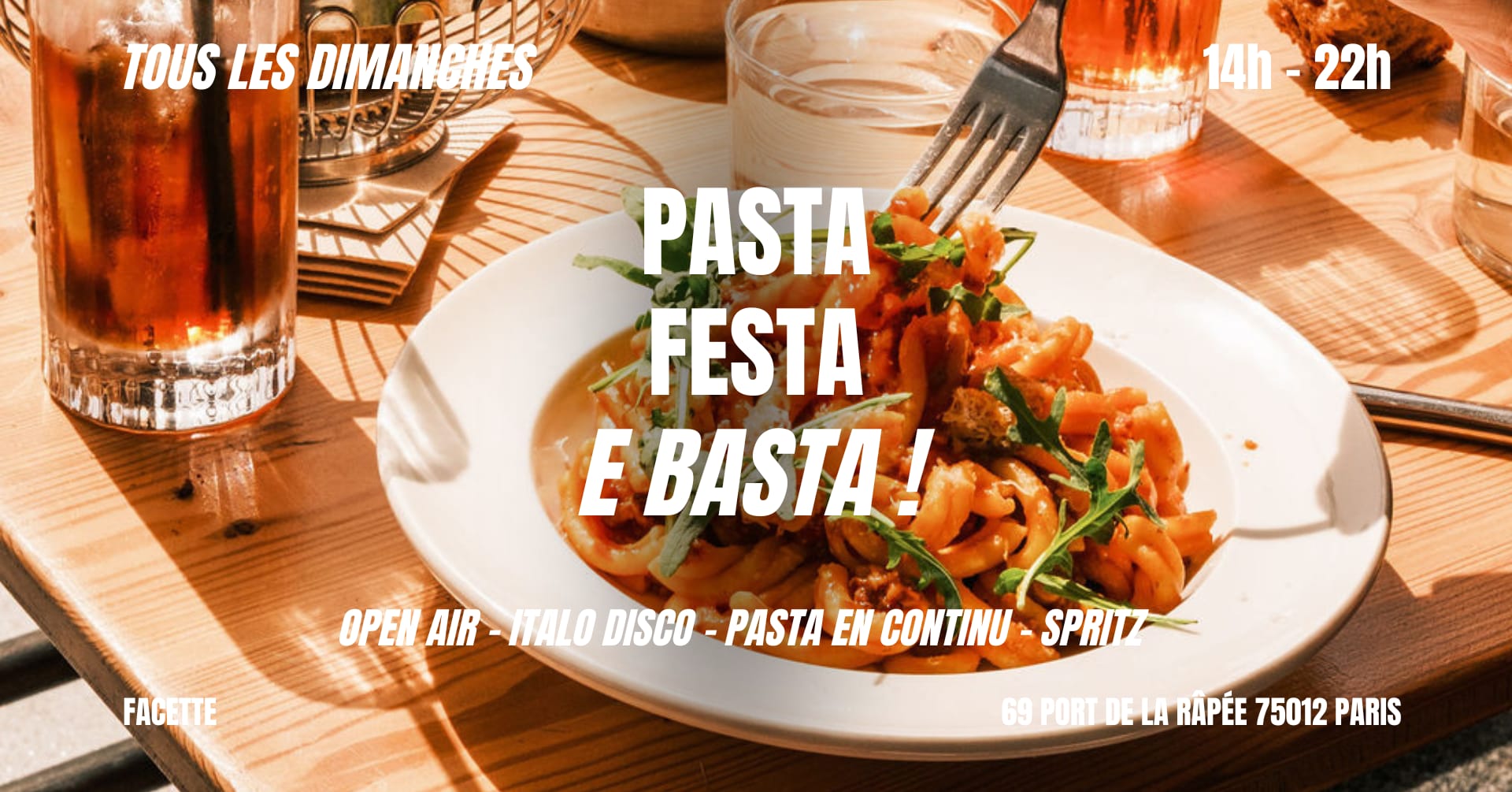Pasta, Festa E Basta : Open Air & Pasta En Continu ! Cover