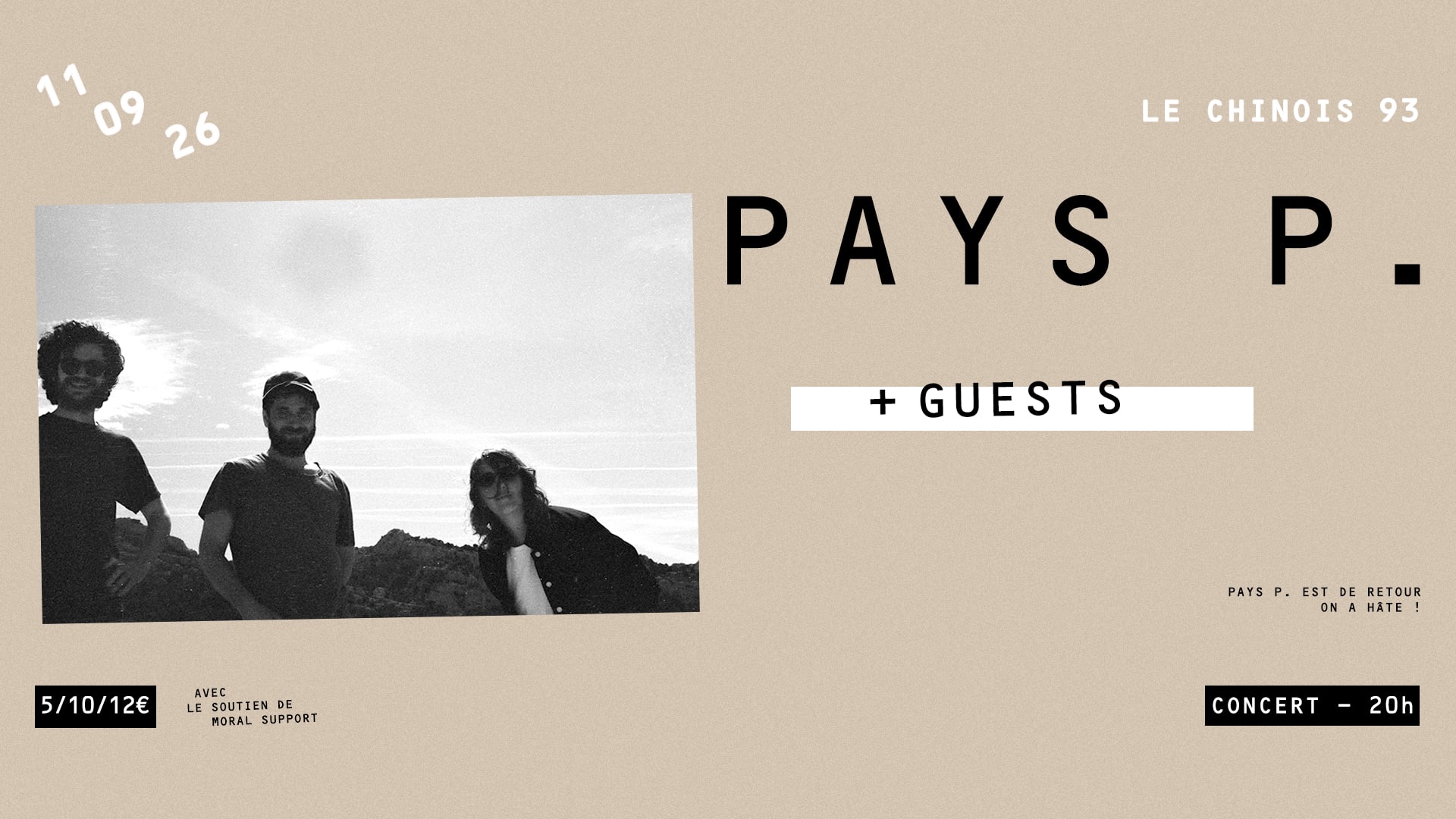 Pays P. + Guests Cover