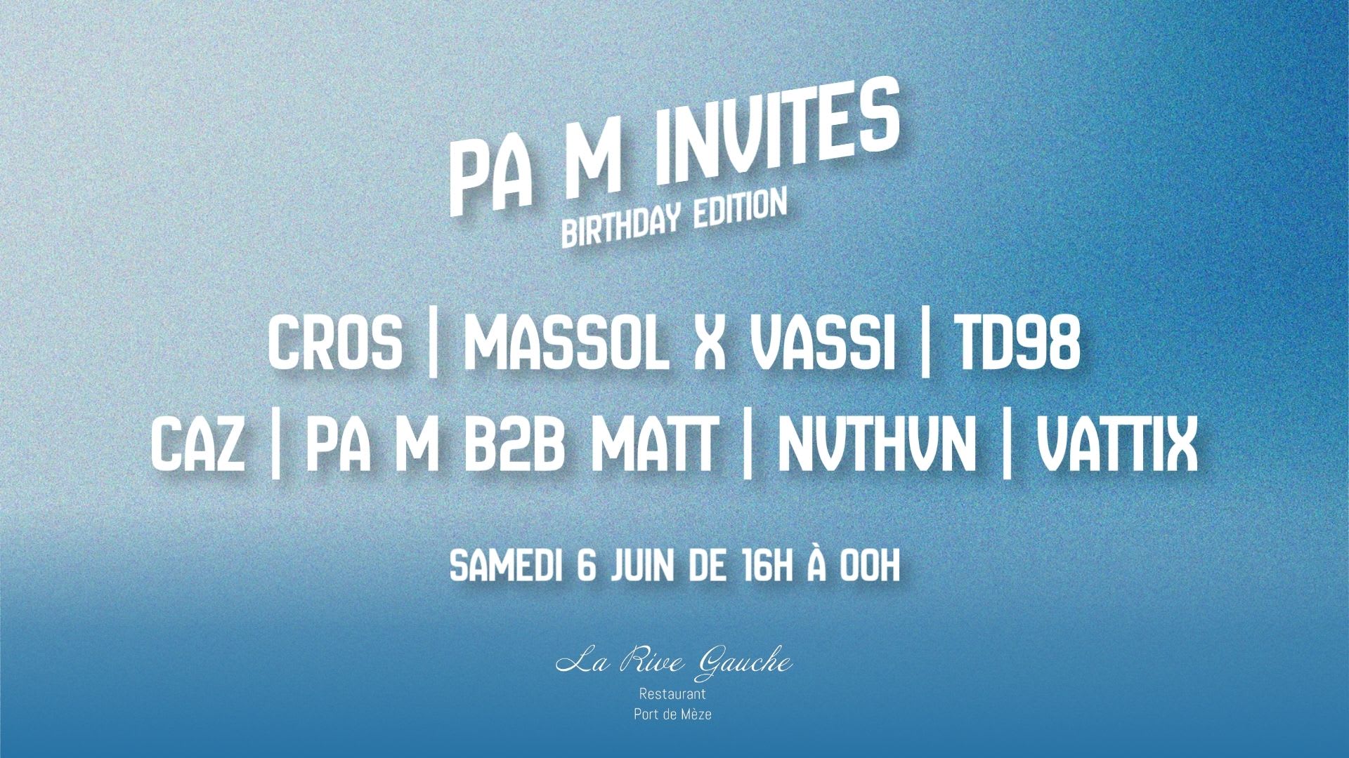 Pa M Invites - Birthday Edition Cover