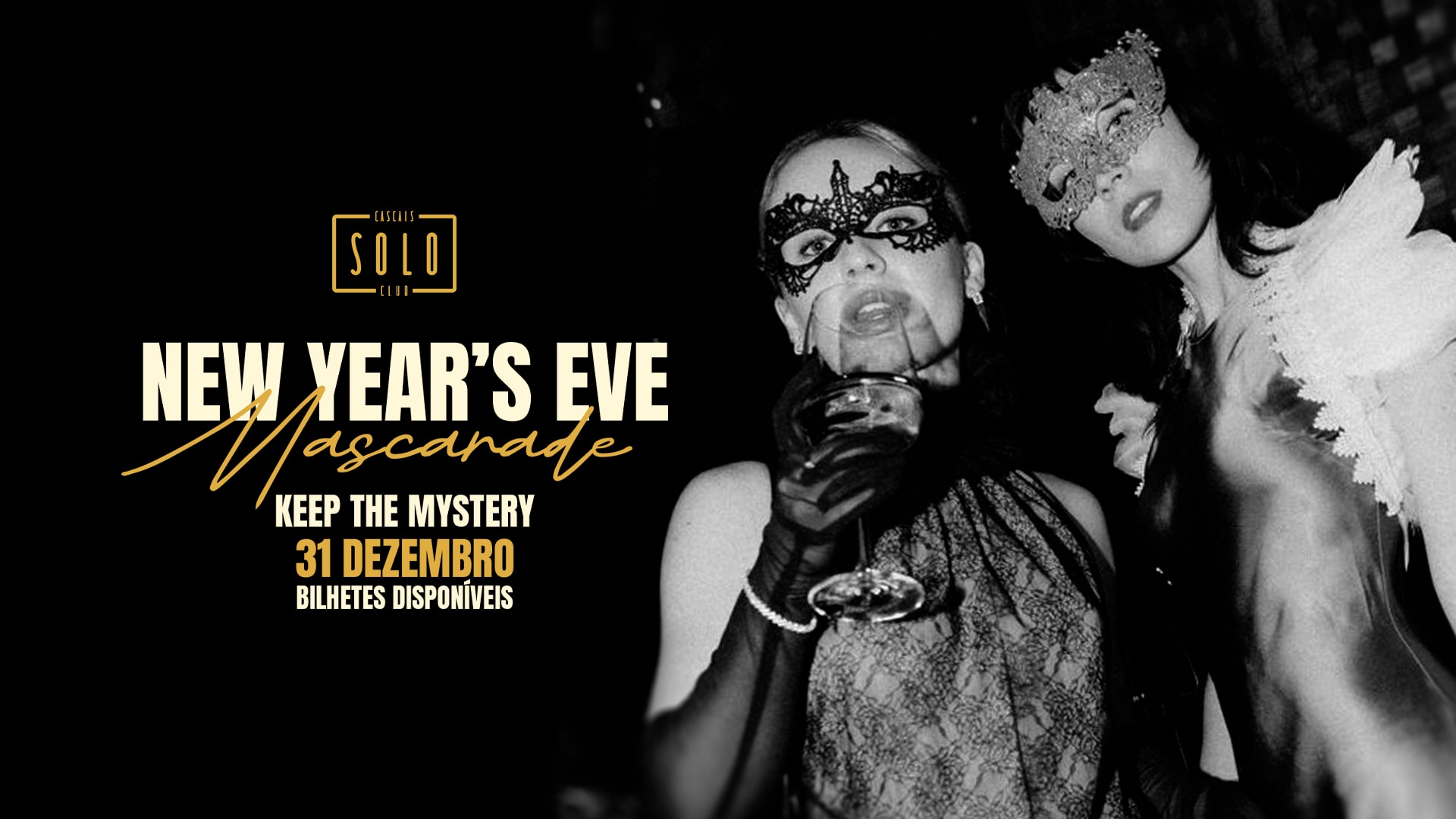 New Year's Eve 2025 - Masquerade Party - Cascais Cover