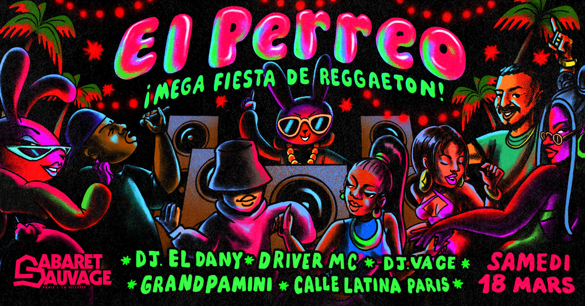 El Perreo - ¡ Mega Fiesta De Reggaeton ! 18-03-23 Cover